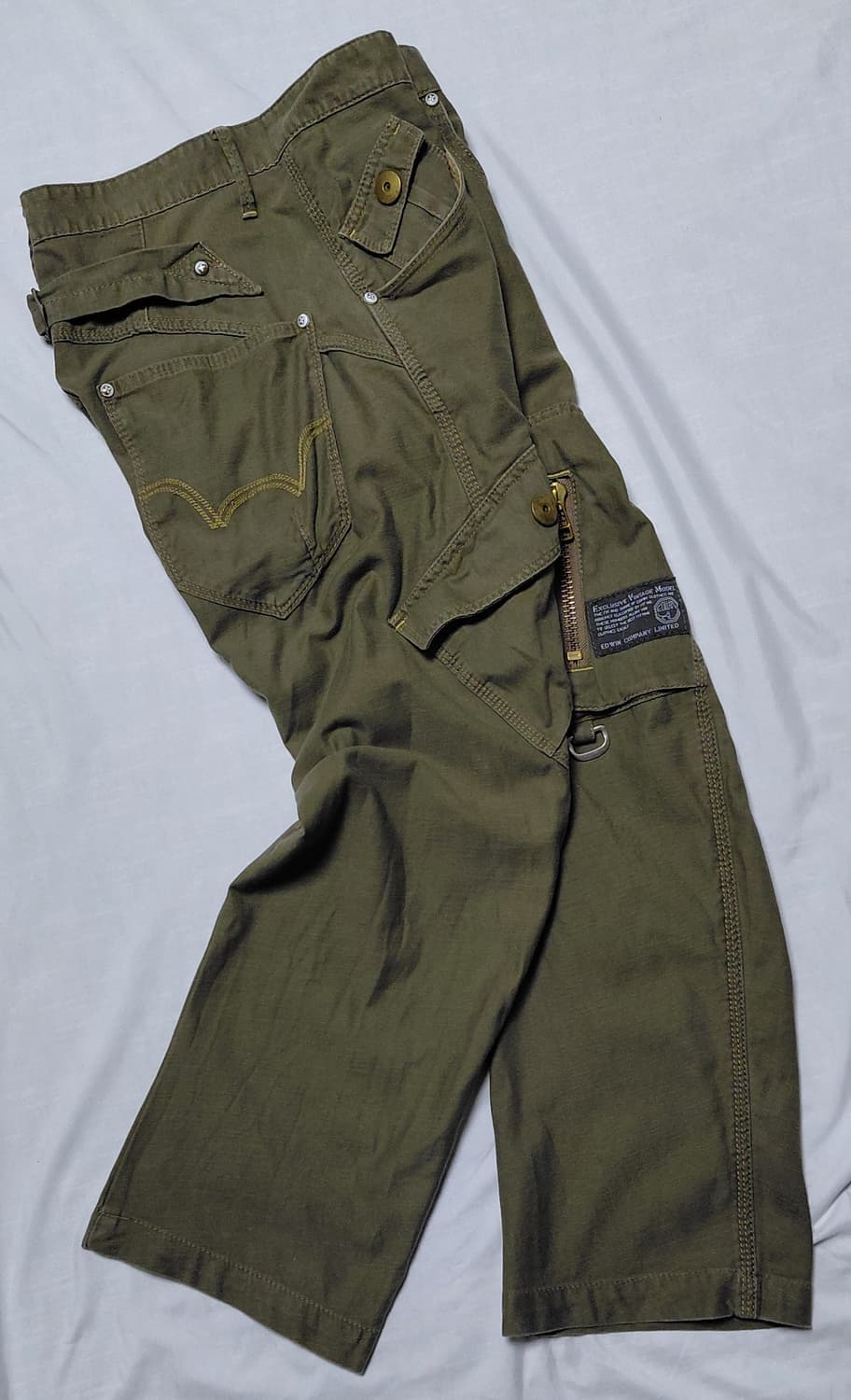 [M/29~30] EDWIN KV452 밀리터리 멀티 포켓 카고 팬츠 상품이미지1