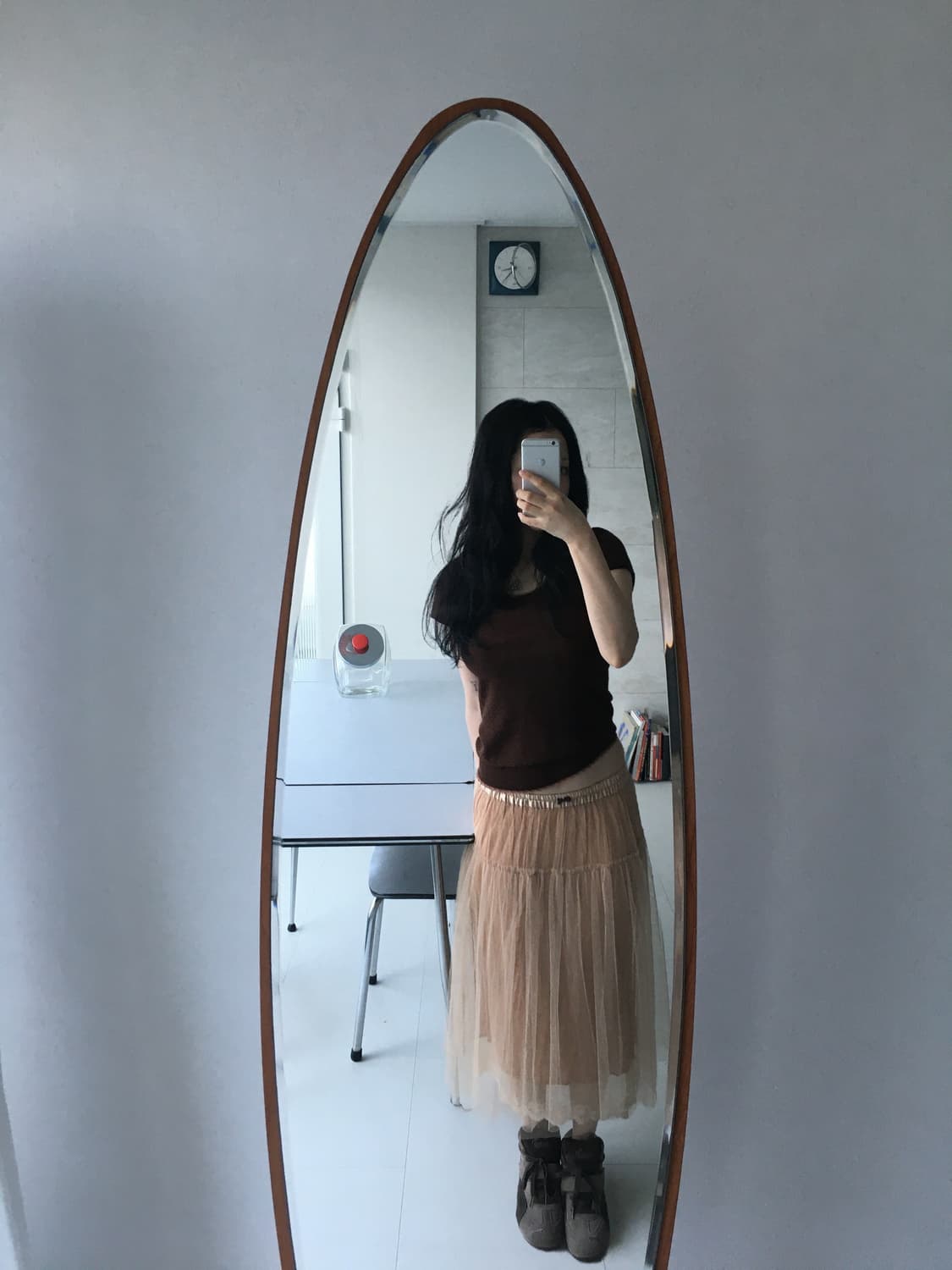 tulle lace hem skirt 상품이미지2