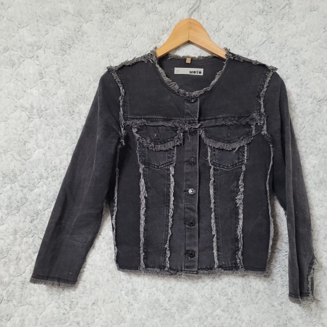 G357 [34] TOPSHOP Moto  탑샵  청자켓
 상품이미지1