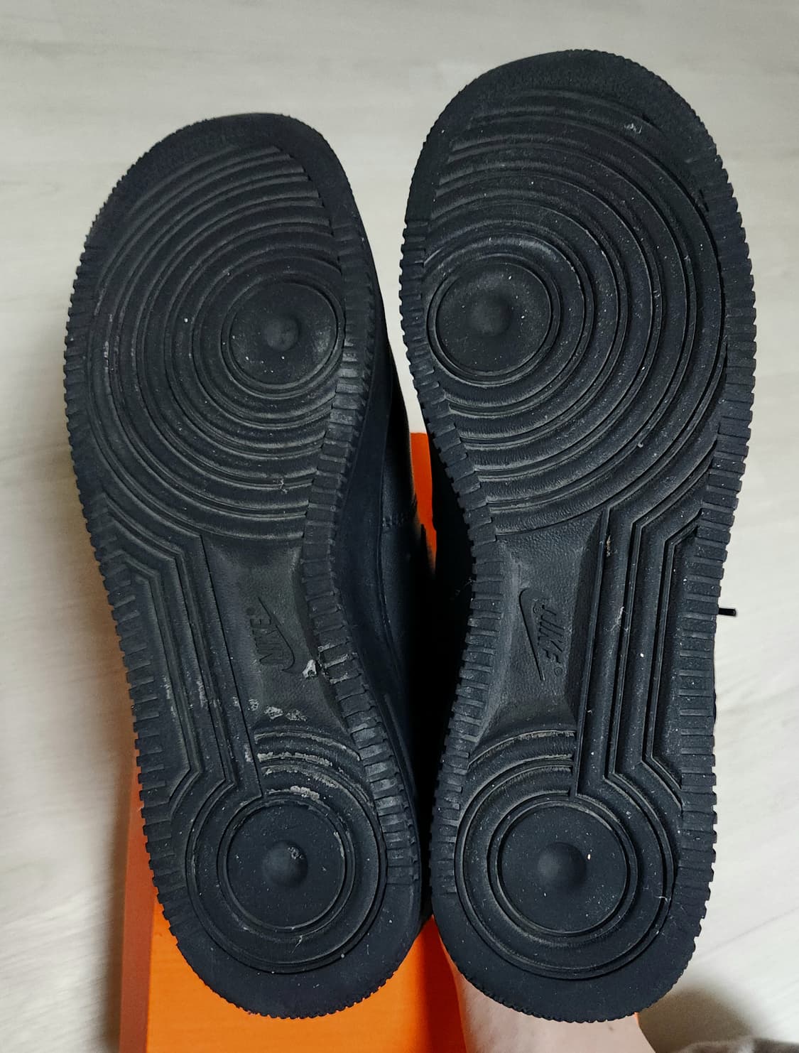 나이키 에어포스1 07 트리플 블랙 올검  상품이미지8