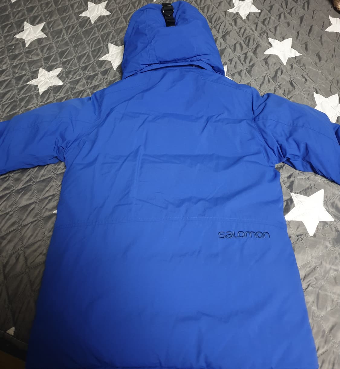 살로몬 마운틴 어드밴스드 스킨 쉴드 덕다운 패딩 블루 (S) 상품이미지4