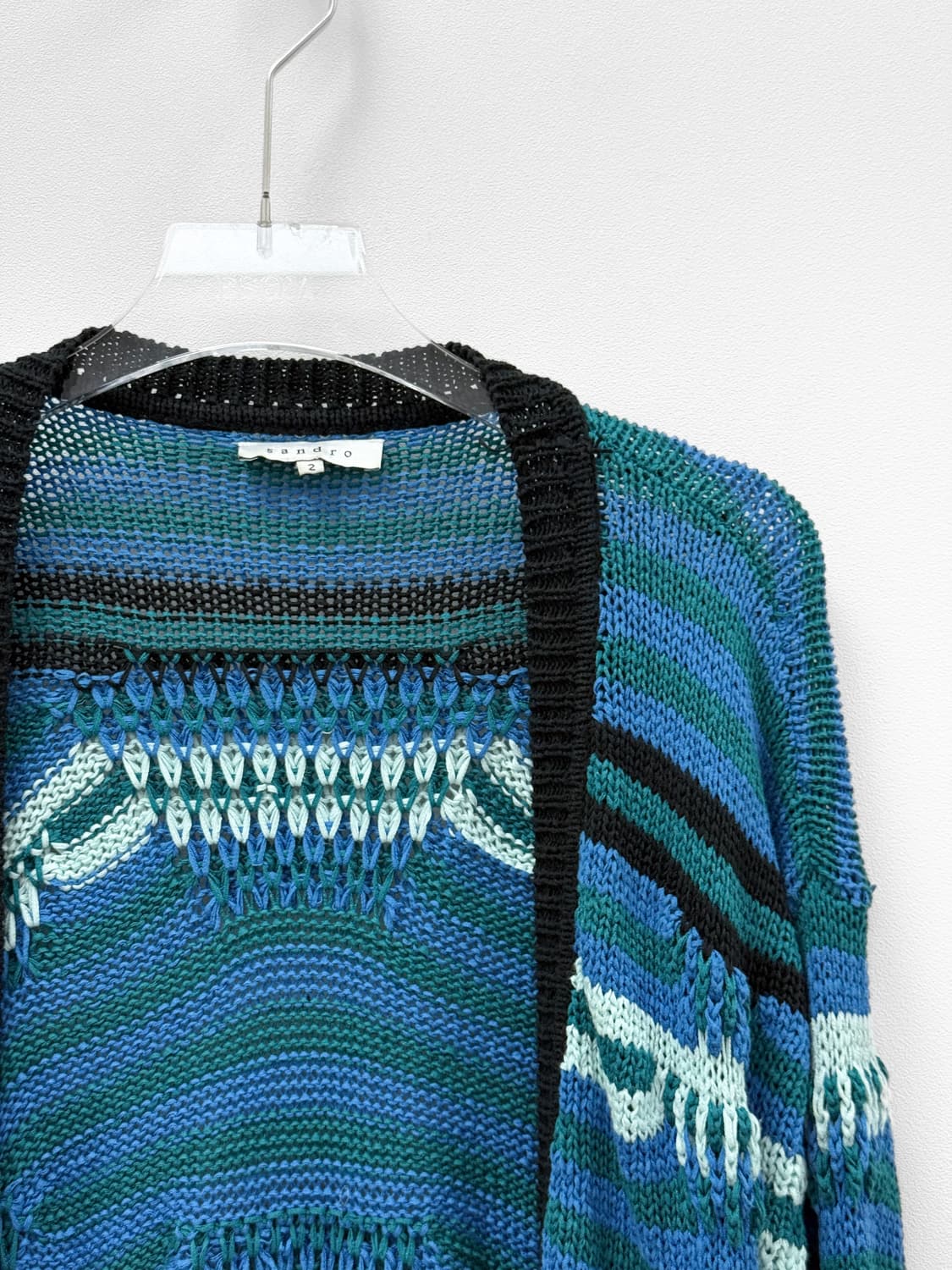 Sandro Striped Knit Cardigan 상품이미지2