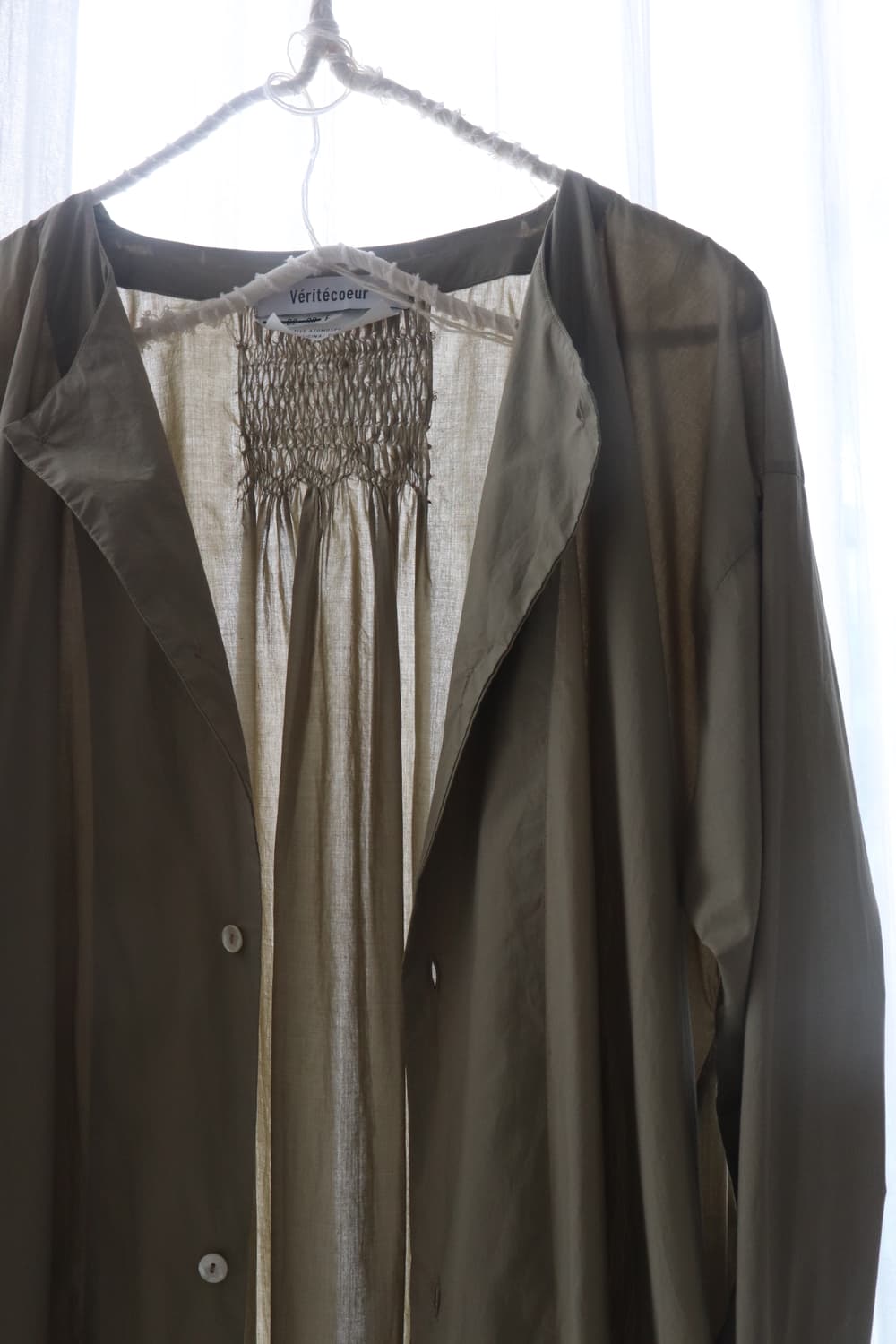 [Veritecoeur] Smocking Robe Dress 상품이미지7