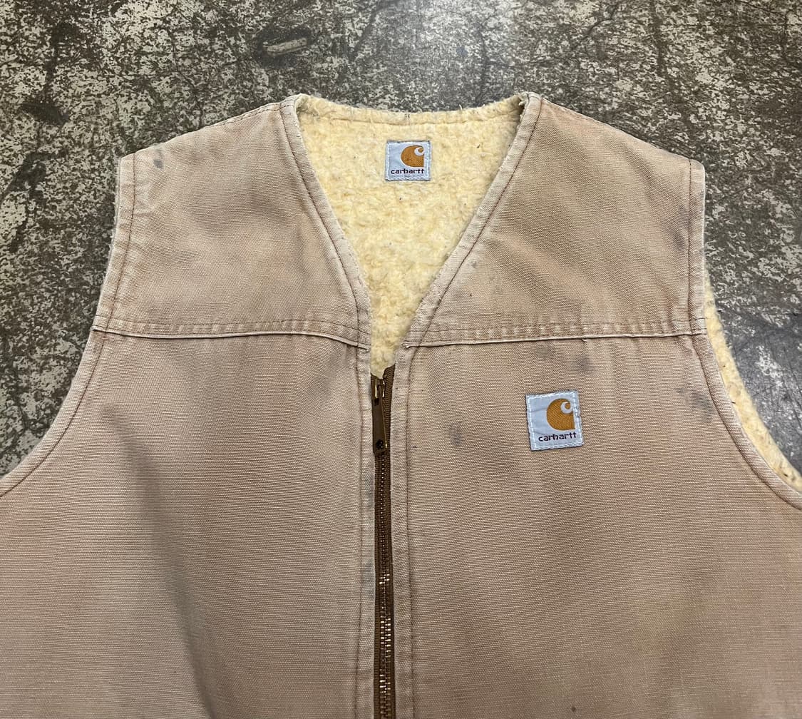 80s 칼하트 샌드스톤 베스트 조끼 상품이미지2