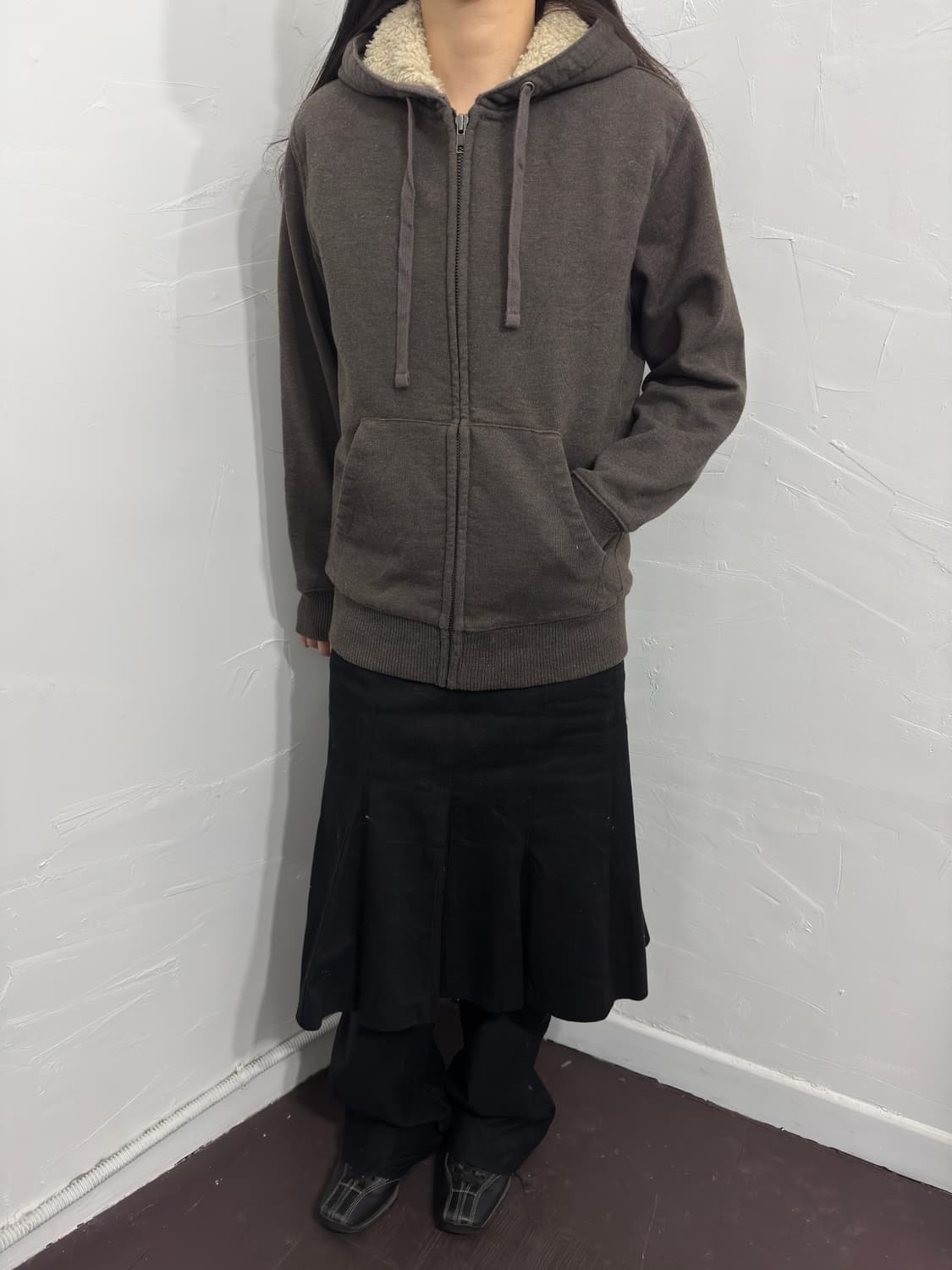 gap brown hood zipup 상품이미지5