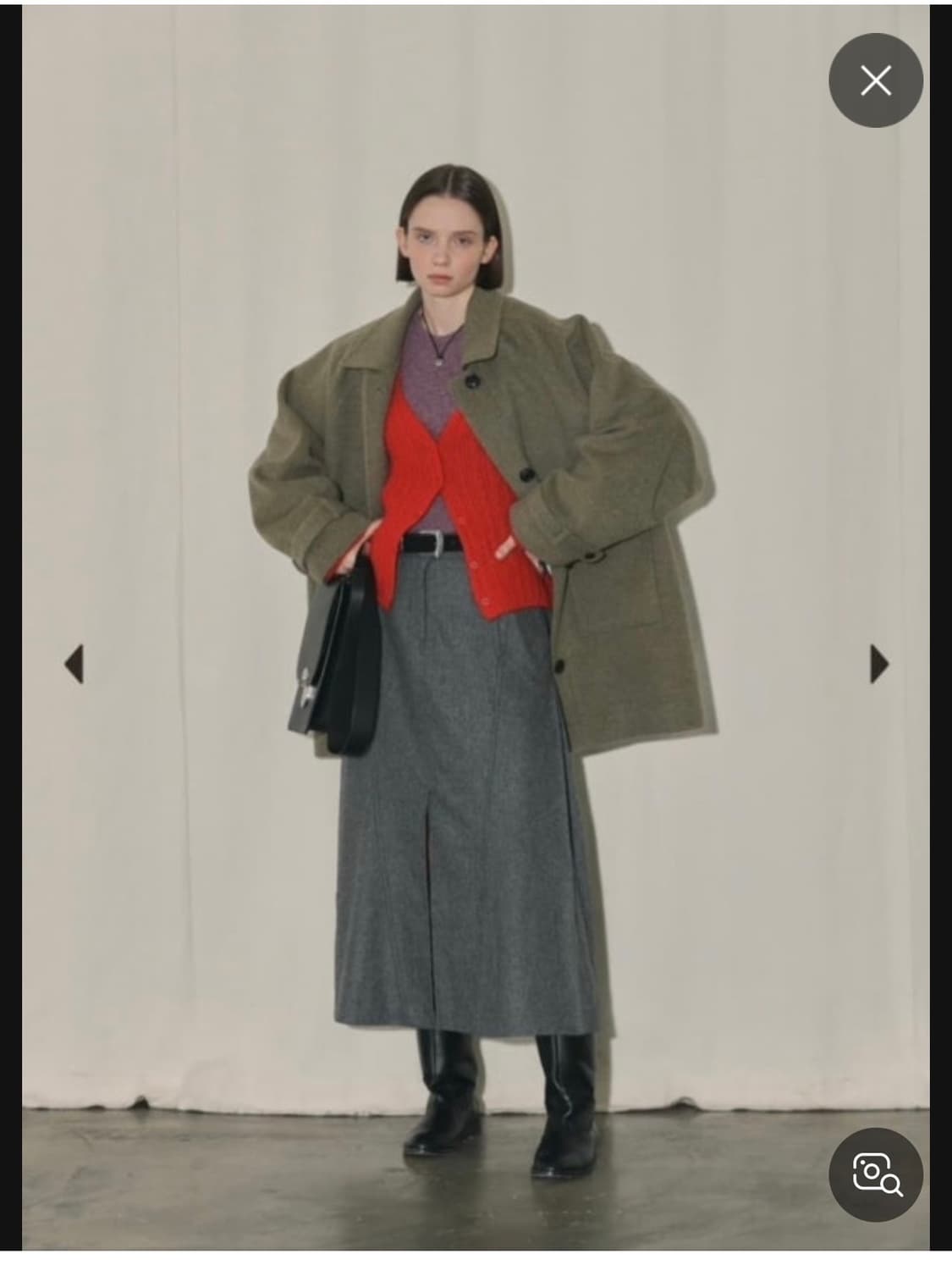 에토스 미디코트 카키 상품이미지1