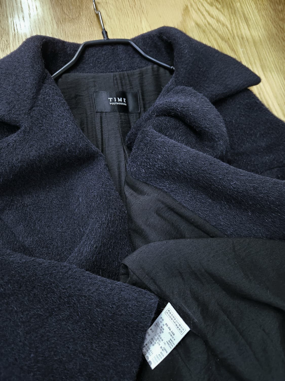 TIME 타임 루즈핏 양모100코트 상품이미지6