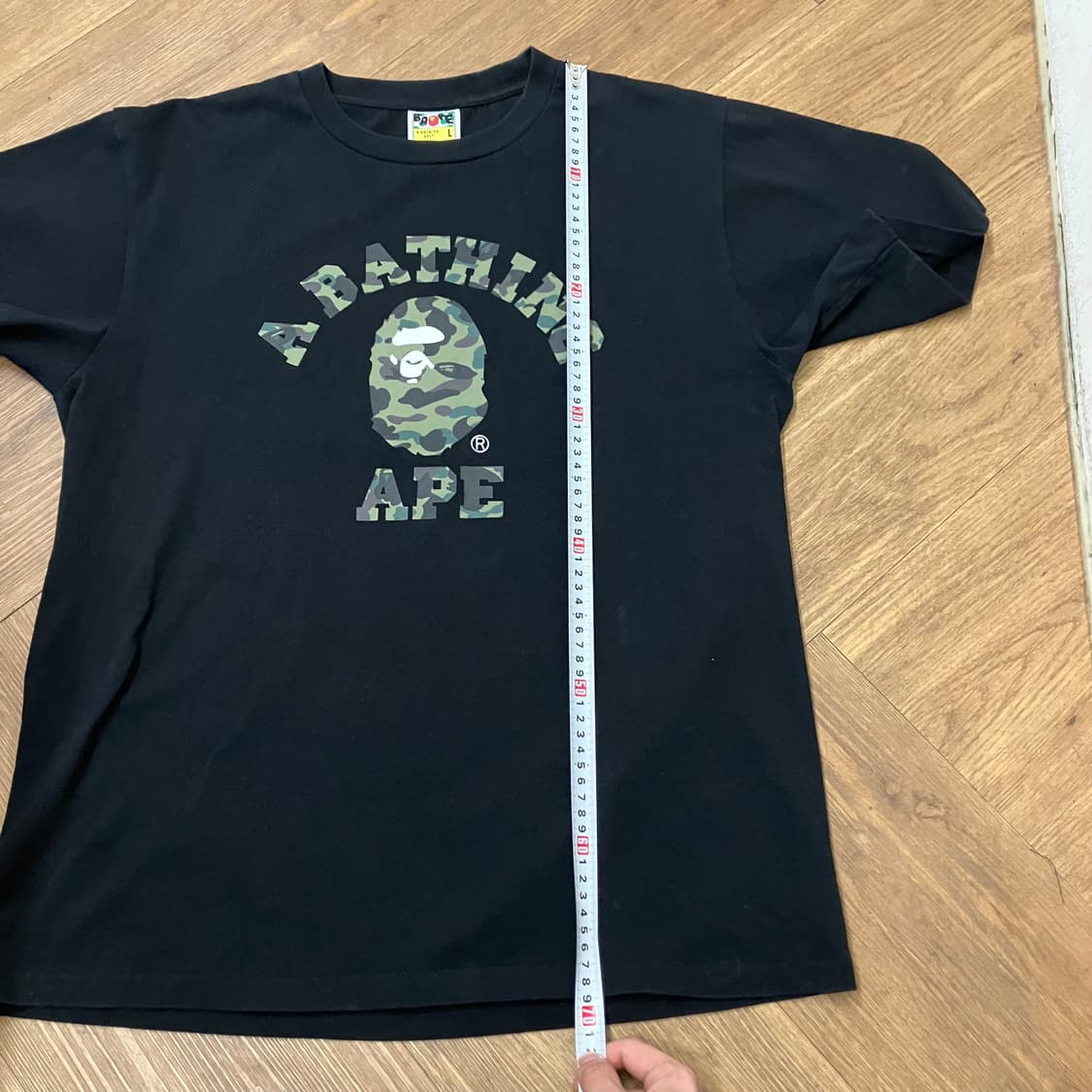 N318 베이프 퍼스트 카모 컬리지 반팔 상품이미지10