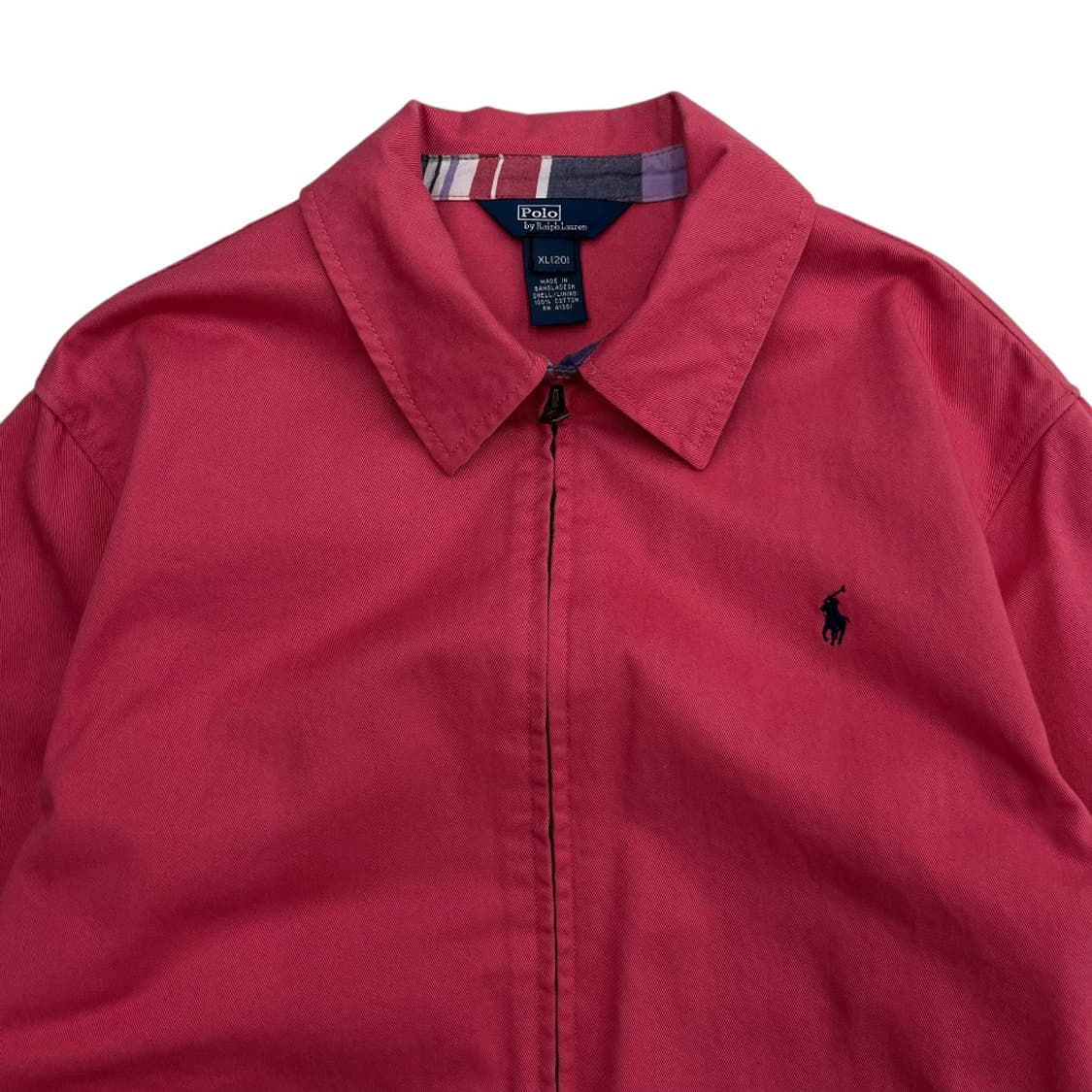 폴로 랄프로렌 네이비포니 코랄 카라 자켓 XL 상품이미지4