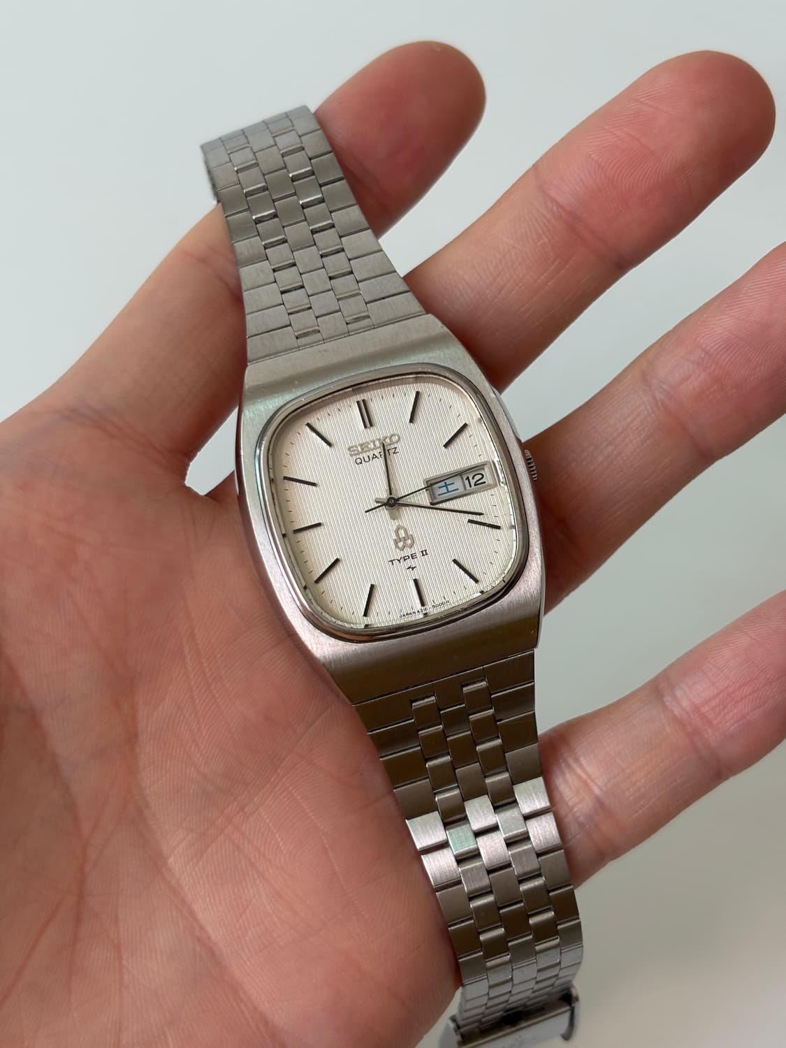 1980s Type2 Stripe Dial Square Quartz 상품이미지1
