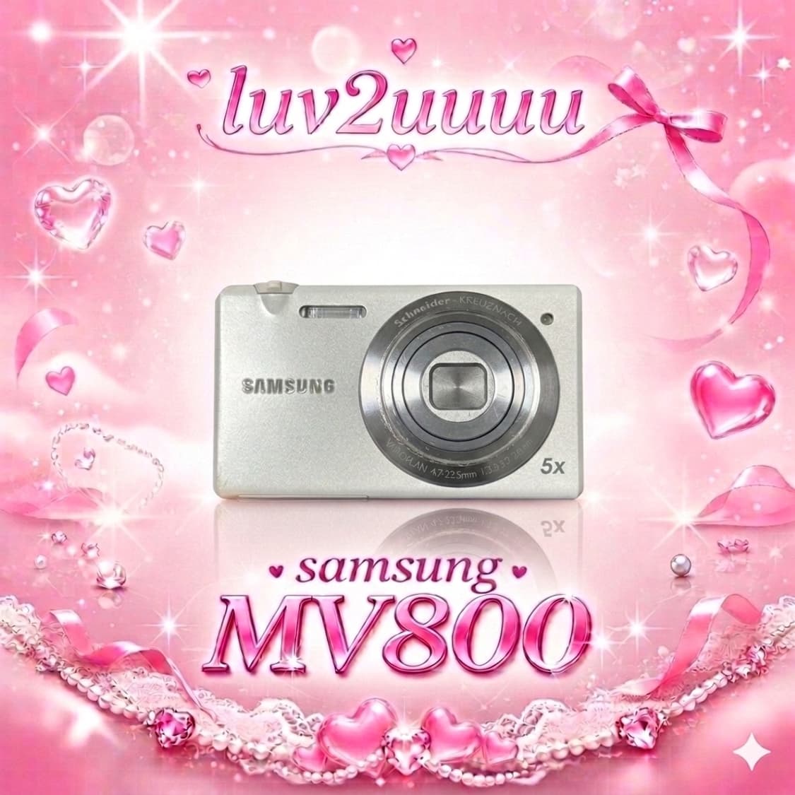 작례⭕️) 삼성 미러팝 mv800 화이트 카메라🤍✨ 상품이미지1