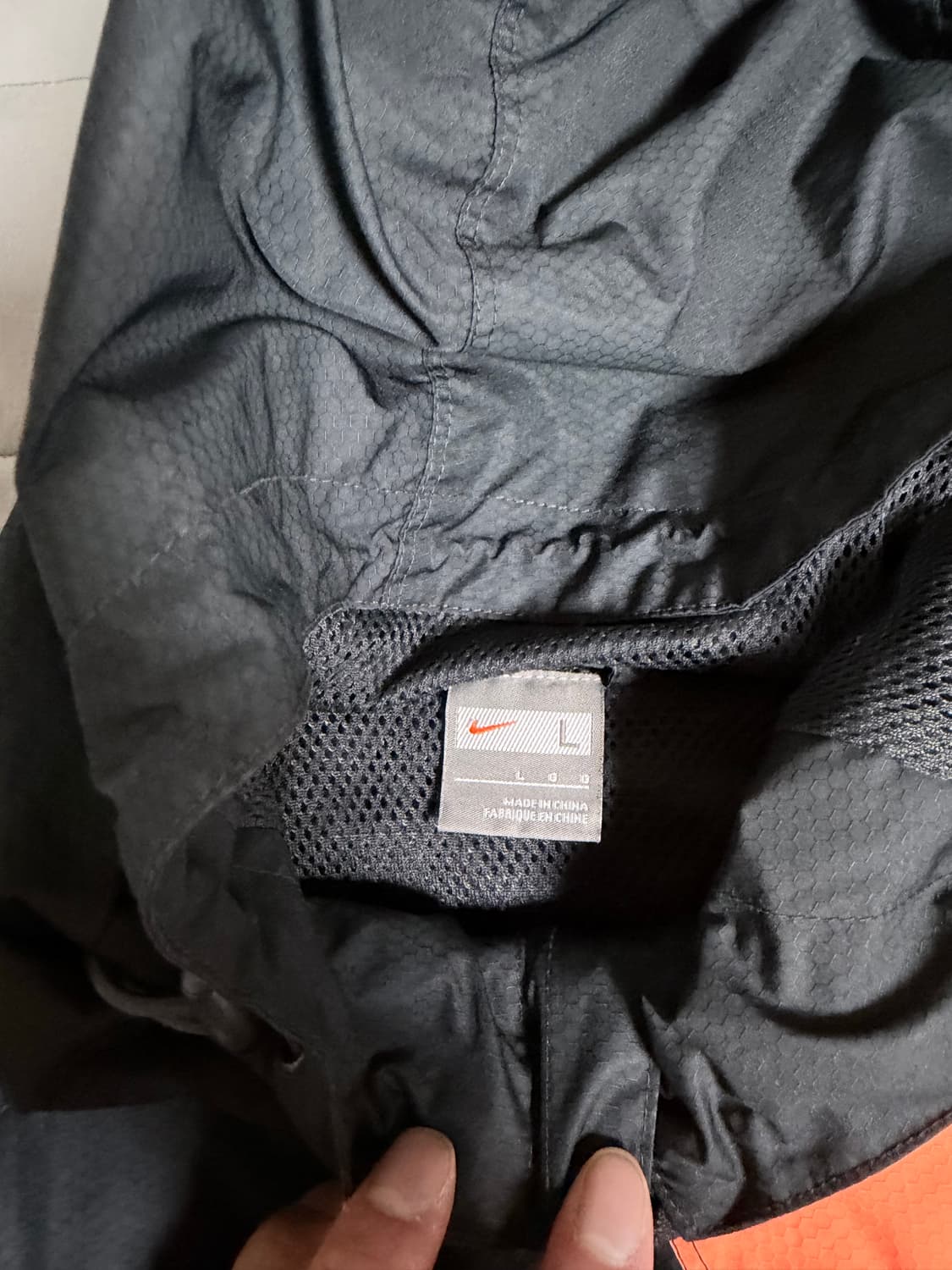 나이키 토탈90 바람막이 검정 L 상품이미지2