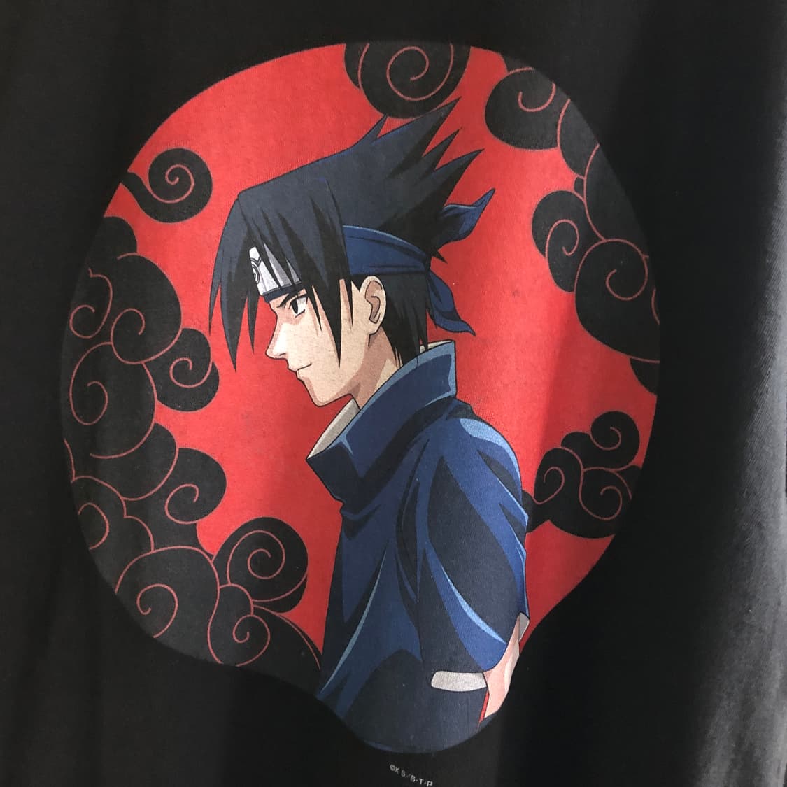 플라그스터프 나루토콜라보 사스케 롱슬리브 블랙 L 상품이미지6