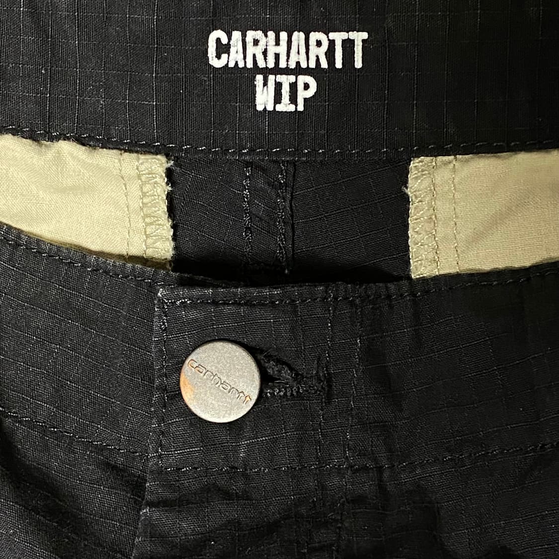 칼하트 Wip 레귤러 카고 팬츠 블랙 33x32 상품이미지5