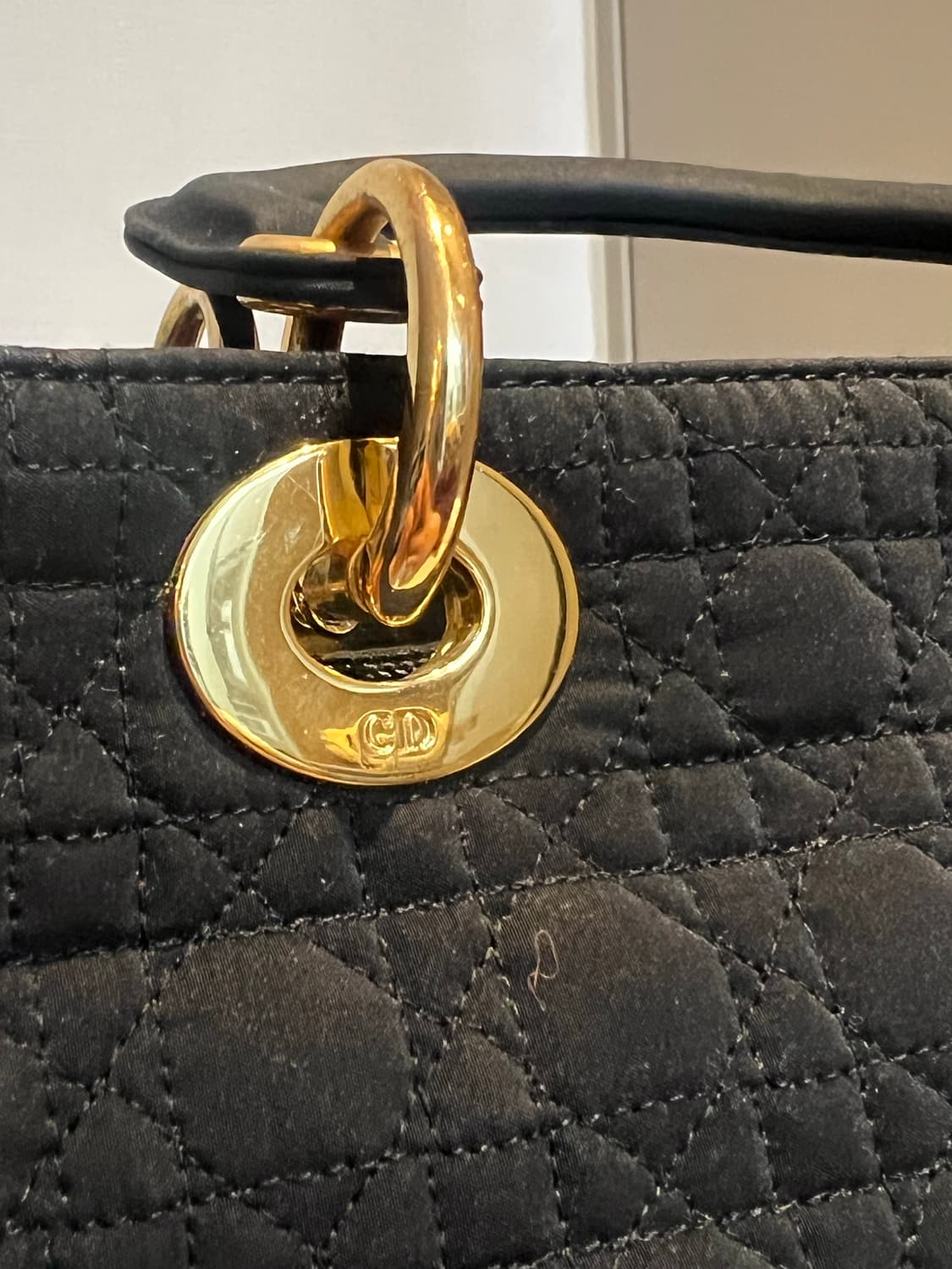 디올 레이디백 까나쥬 미디움 상품이미지4