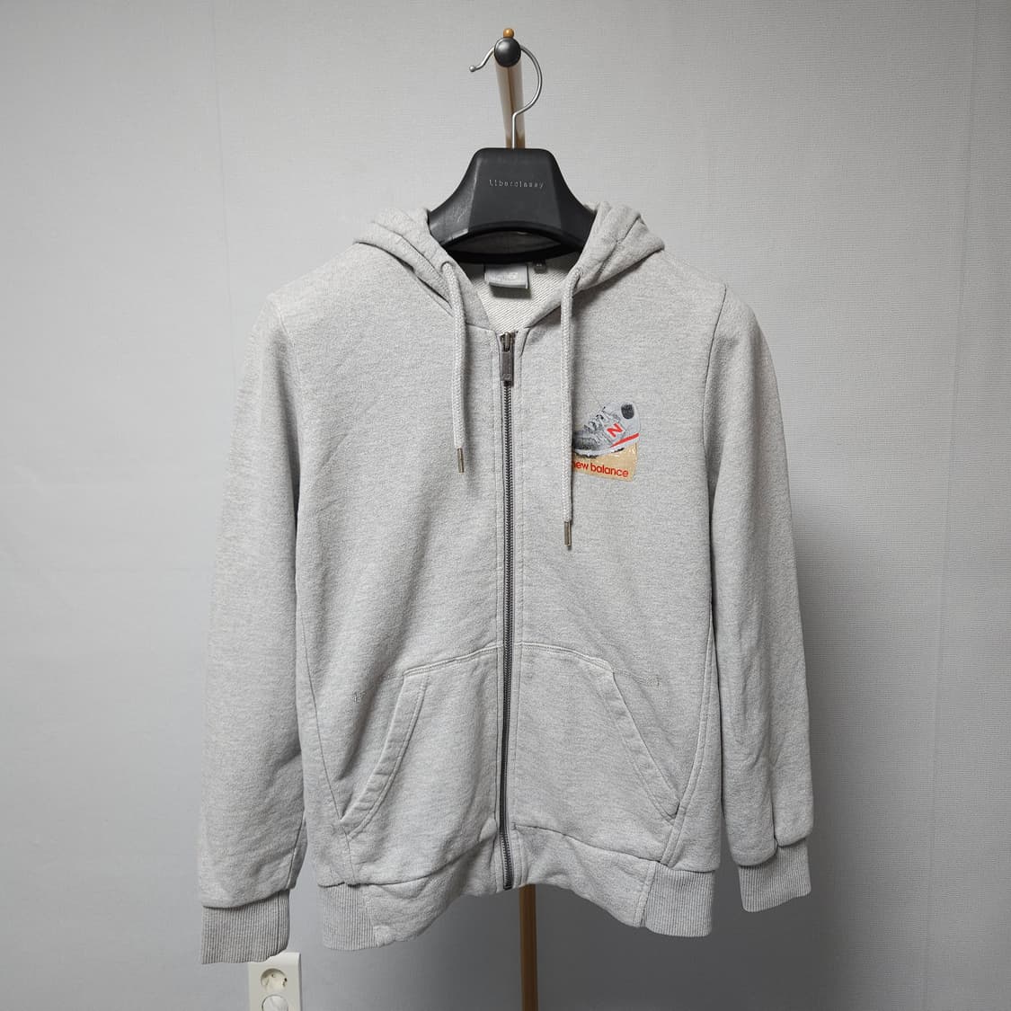 90 ) 뉴발란스 여성 회색 후드집업 상품이미지1