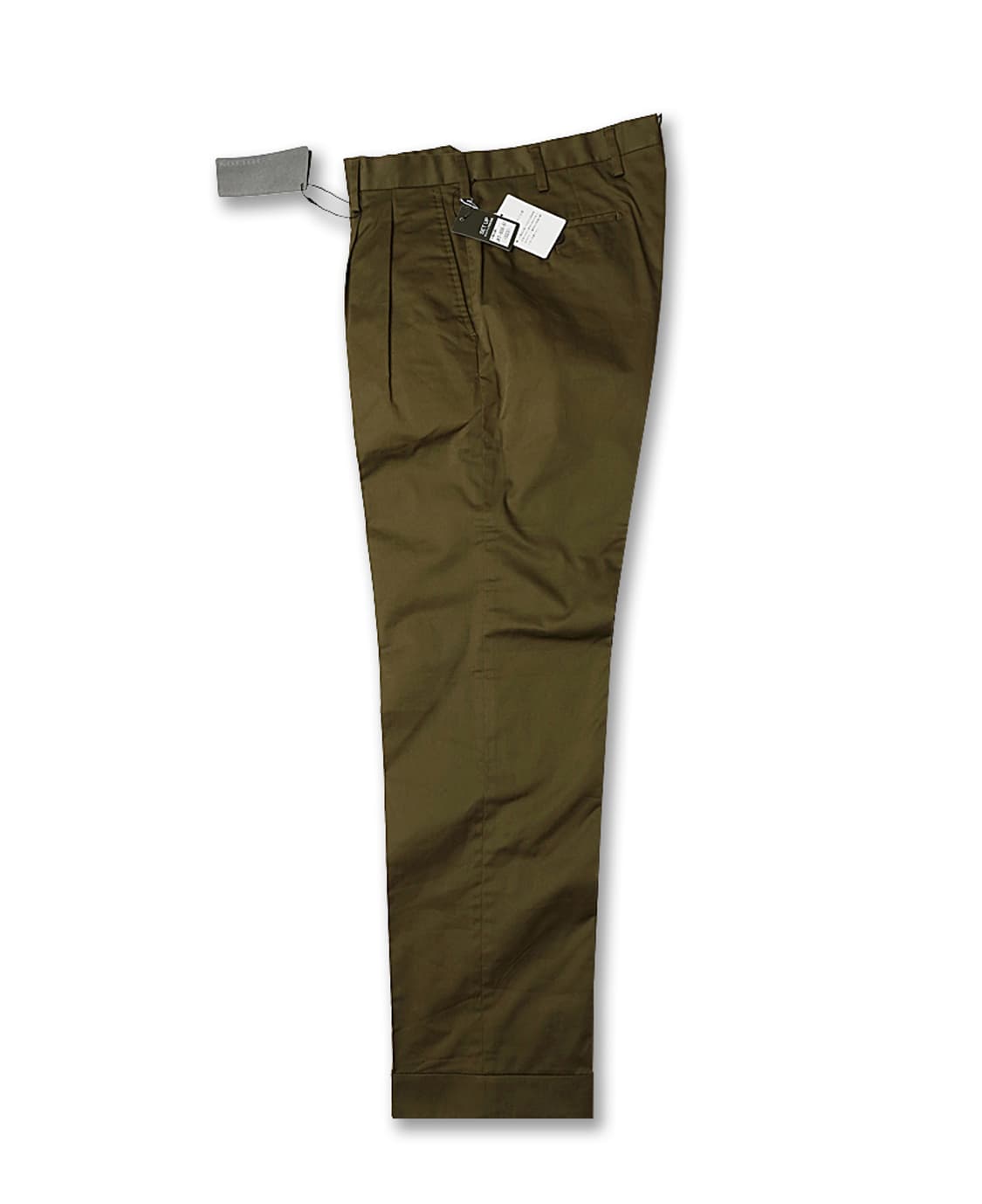 힐튼 [Hilton] 그루포 베스티 카키 코튼 수트 셋업 면수트 면정장 상품이미지7