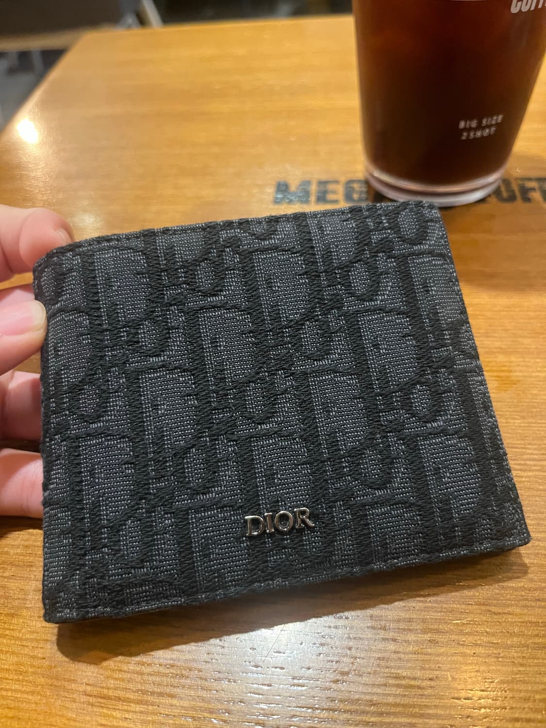 디올 오블리크 반지갑 블랙 상품이미지1