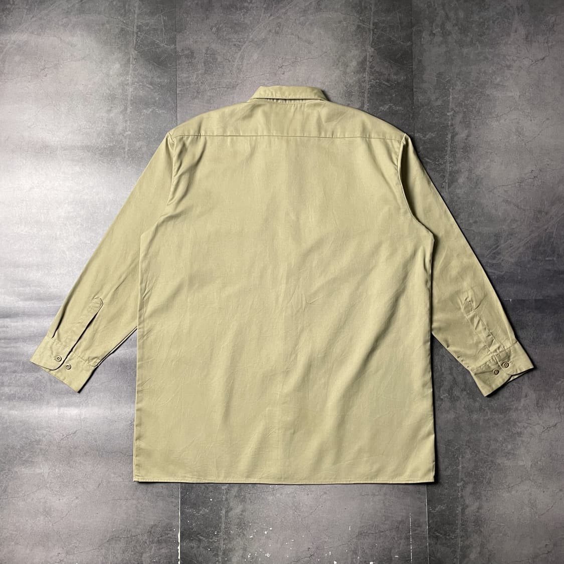 DICKIES 디키즈 빈티지 베이지 플랩포켓 워크 셔츠 A00999 상품이미지7