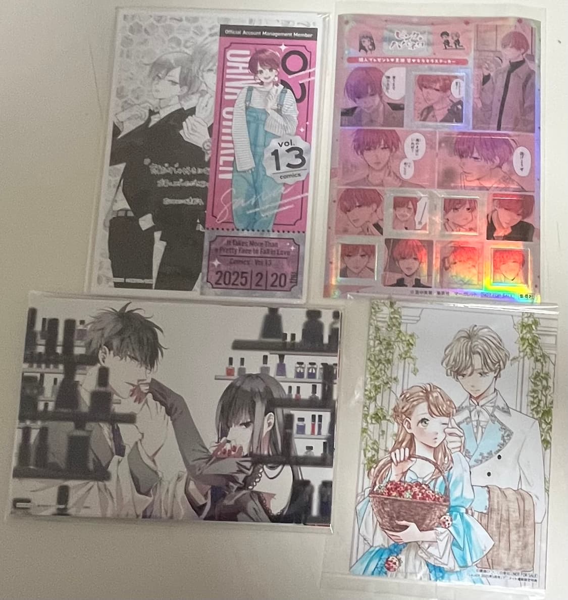 핑크와하바네로+추락여고생과폐인교사 엽서 세트 상품이미지1