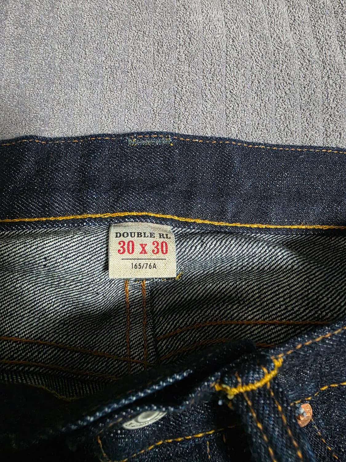 RRL 빈티지 파이브 포켓 원워시 데님 판매합니다. 상품이미지2