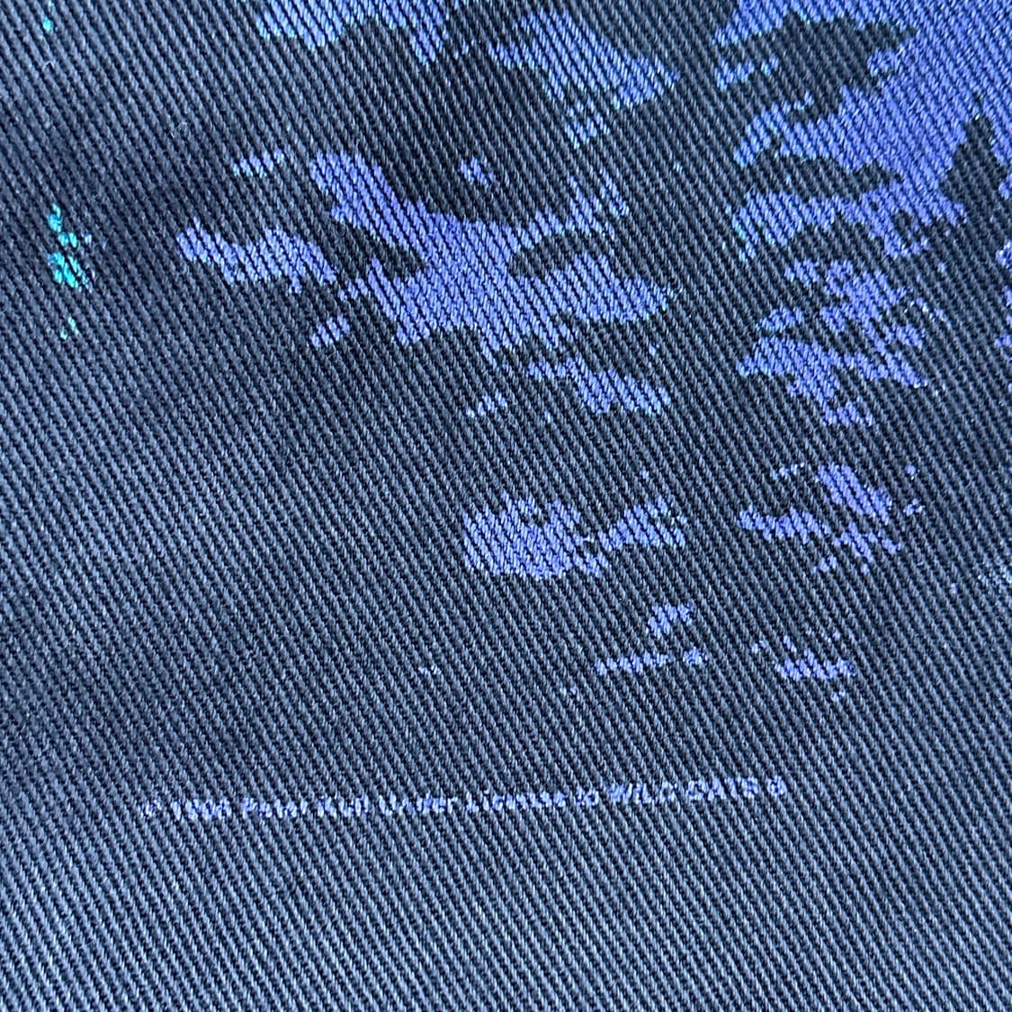 90s 울프 블랙 데님 바시티 자켓 L 상품이미지4