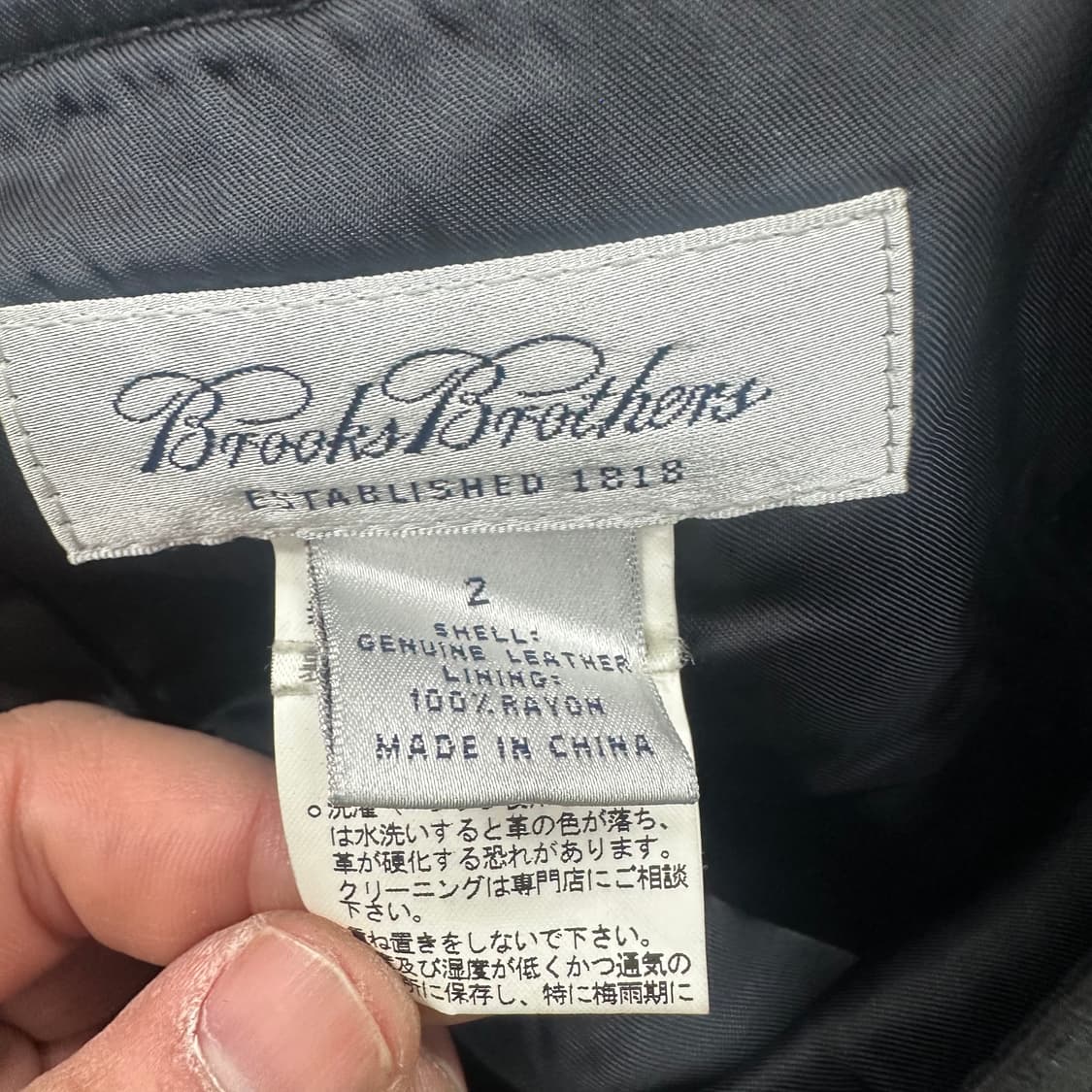 브룩스브라더스 가죽 스커트 상품이미지4