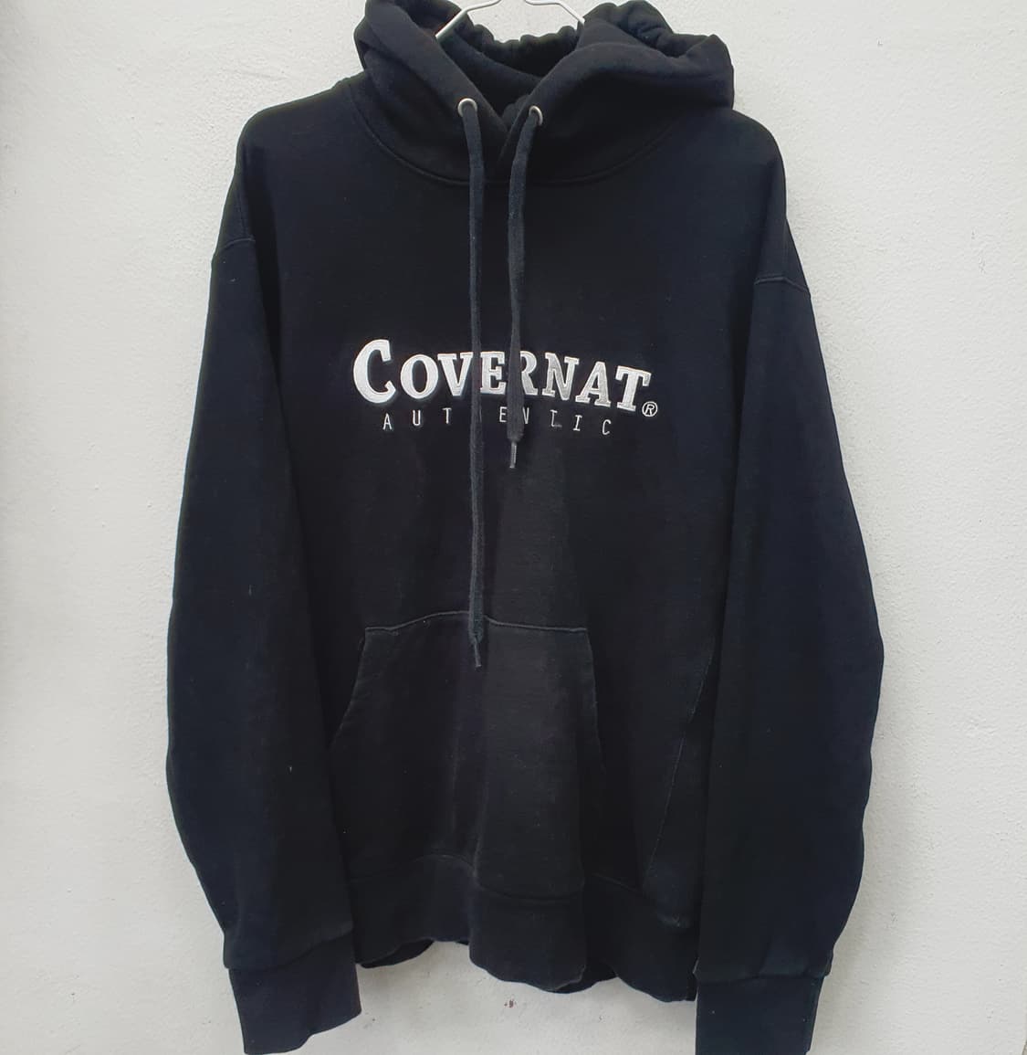 COVERNAT 커버낫 어센틱 후드티 블랙 (100) 상품이미지1