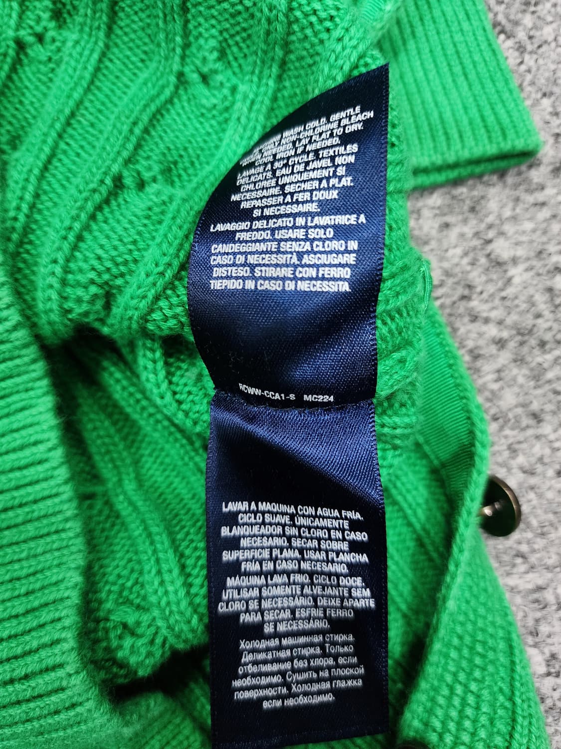 폴로 랄프로렌 꽈배기 케이블 니트 원피스 상품이미지6