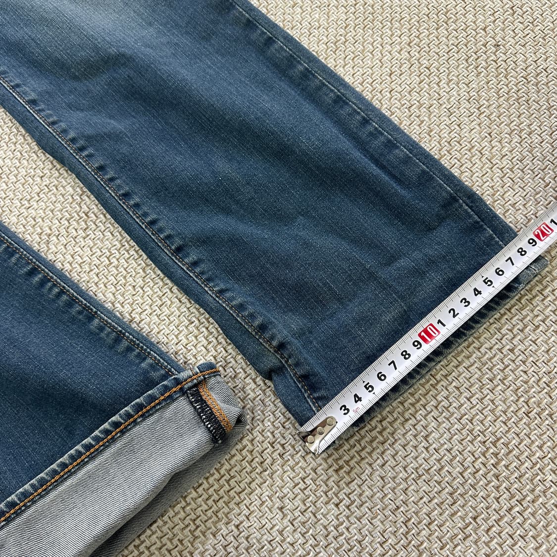 W32L34 504 리바이스 데님 청바지 0408D 상품이미지5