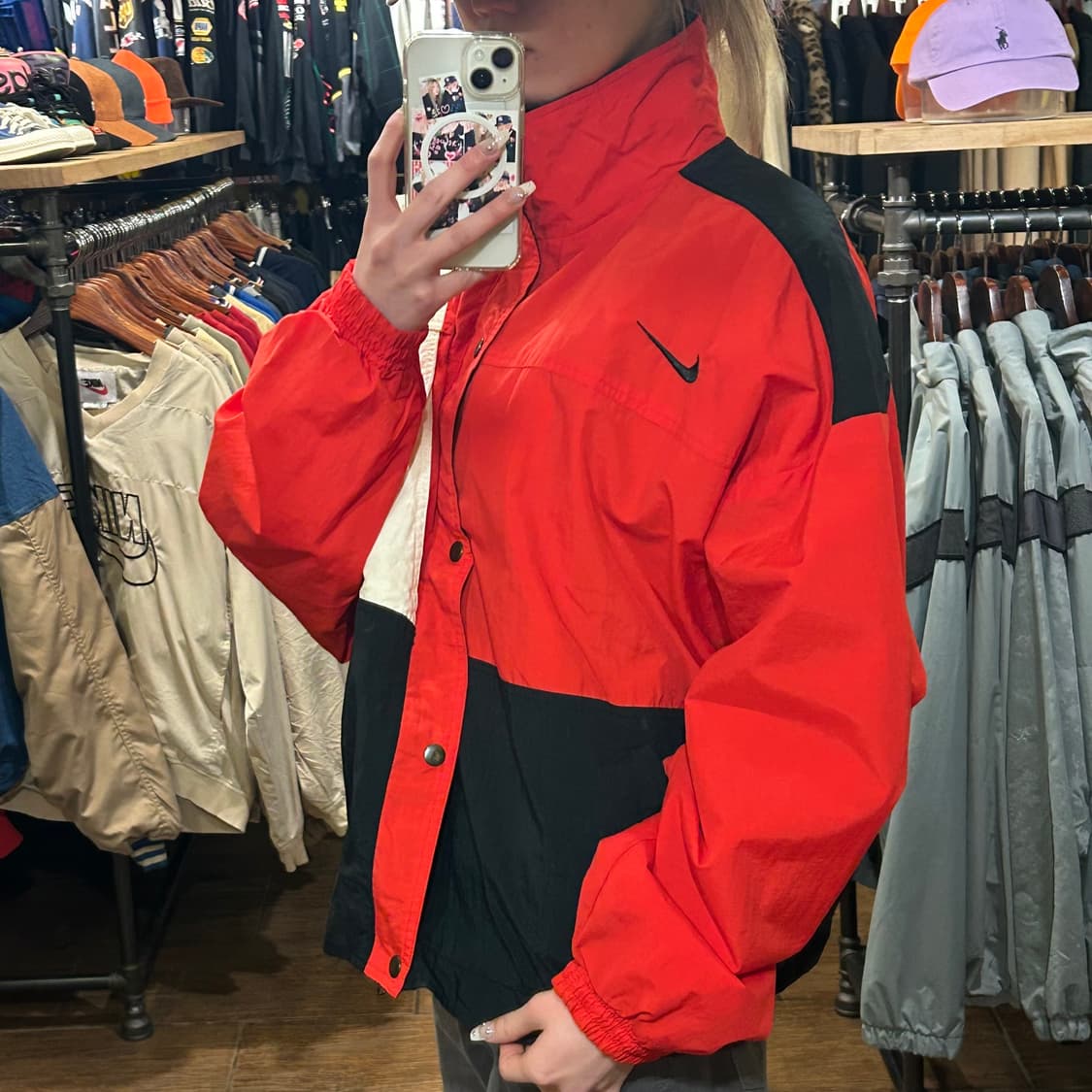 [HI] 나이키 바람막이 레드 상품이미지4