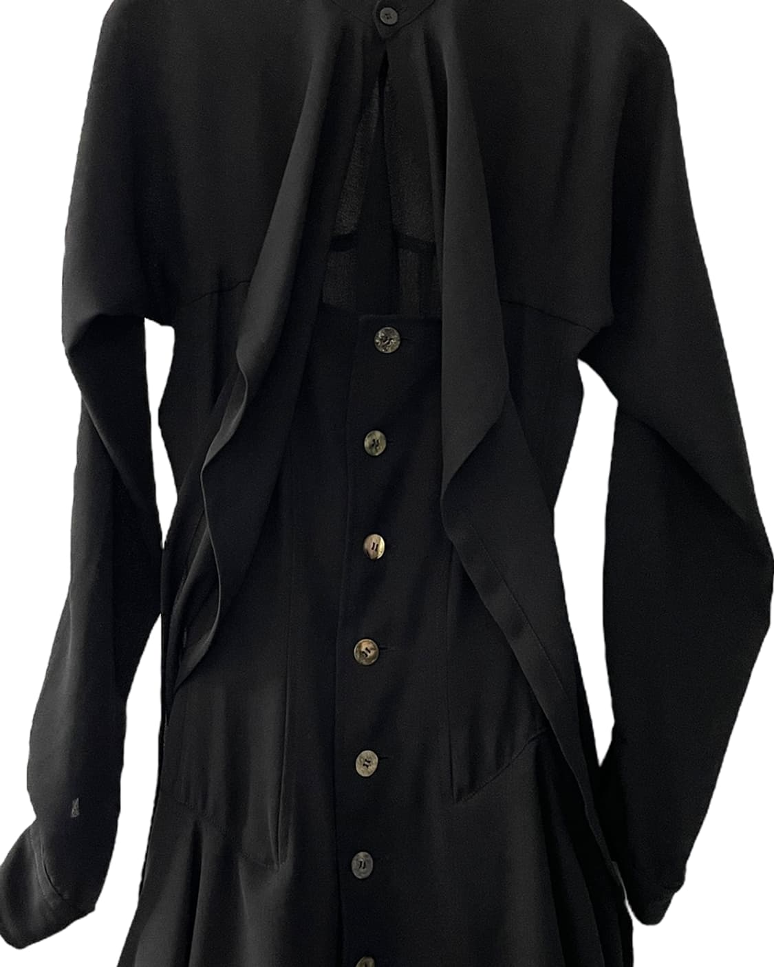 꼼데가르송 드레이프 타이 애시메트릭 드레스 상품이미지6