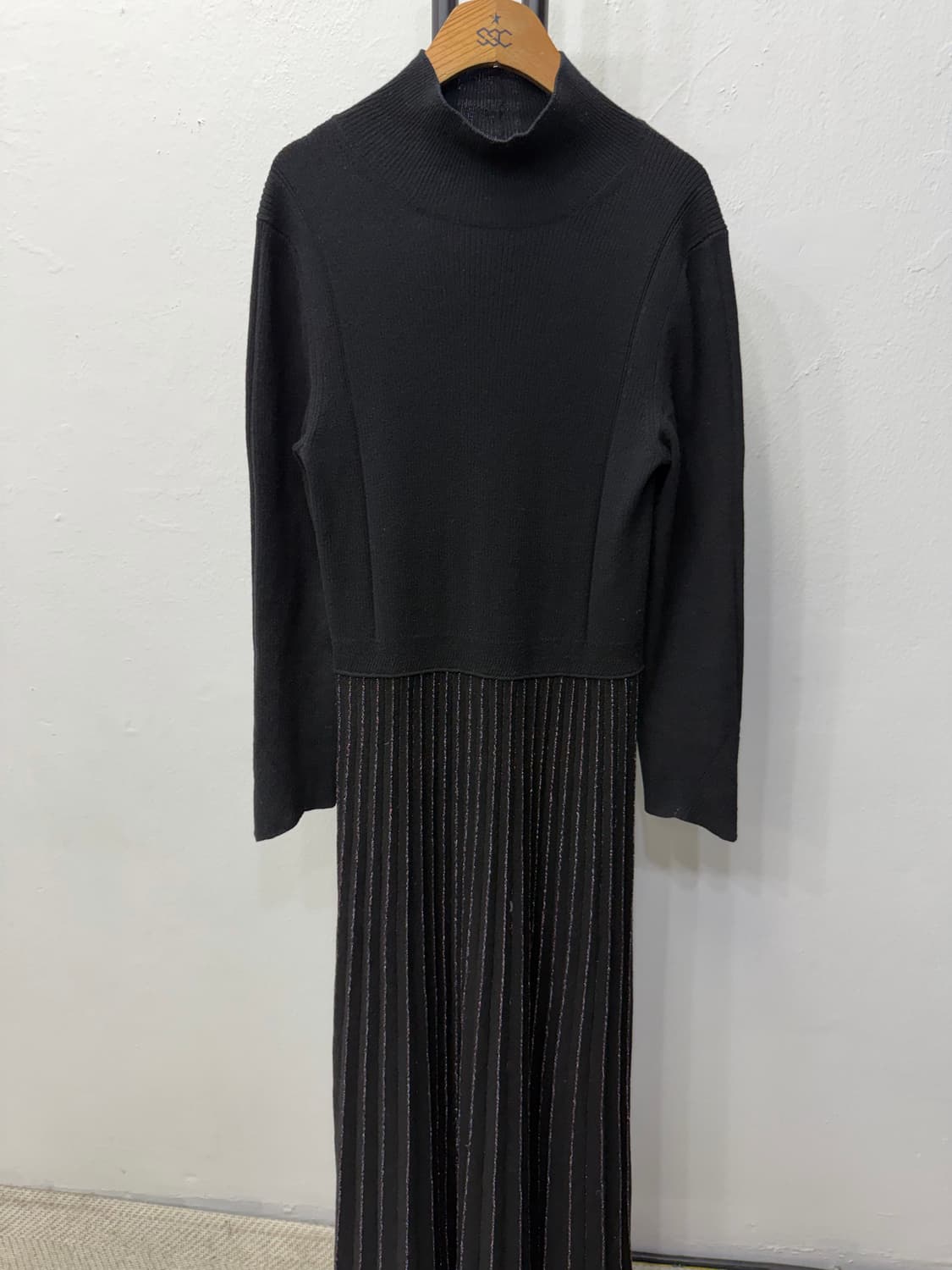 정품) TIME 타임 한섬 니트 원피스 90 F 상품이미지1