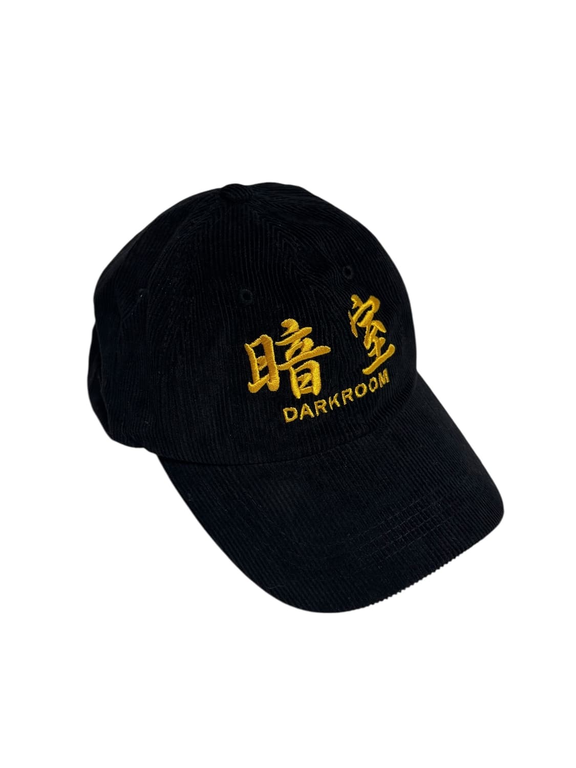 다크룸 코듀로이 볼캡 블랙 상품이미지1