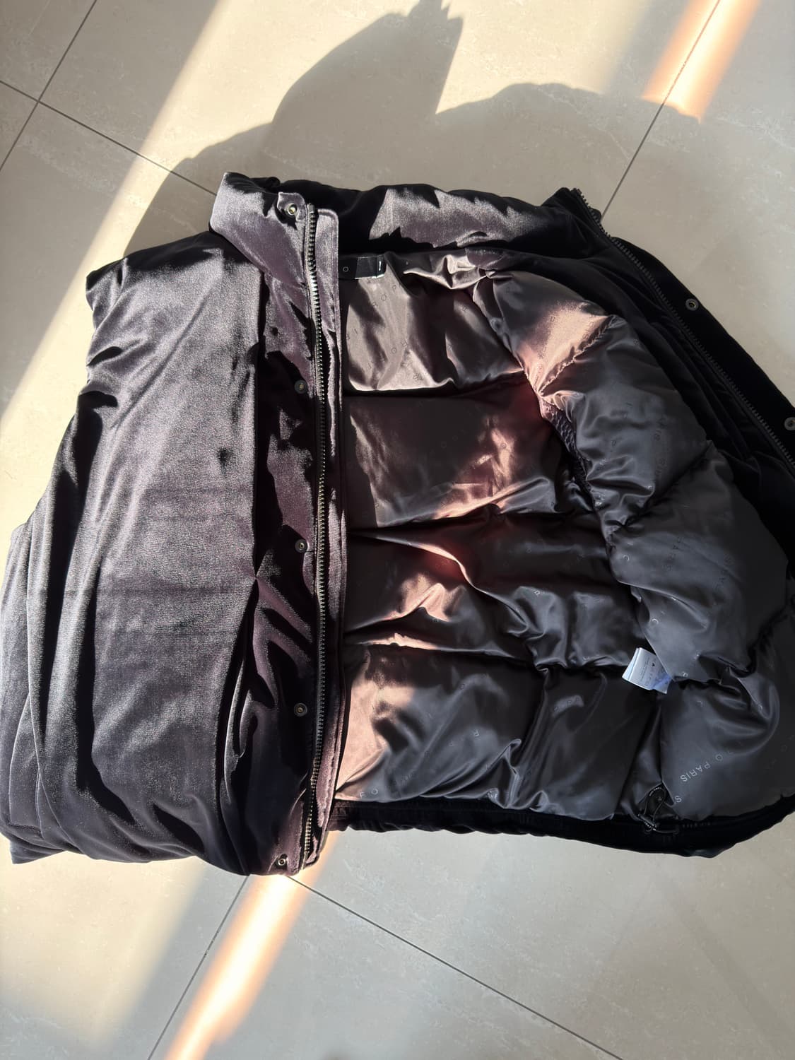 이로 맨 iro men 벨벳 다운 베스트 XL 상품이미지7