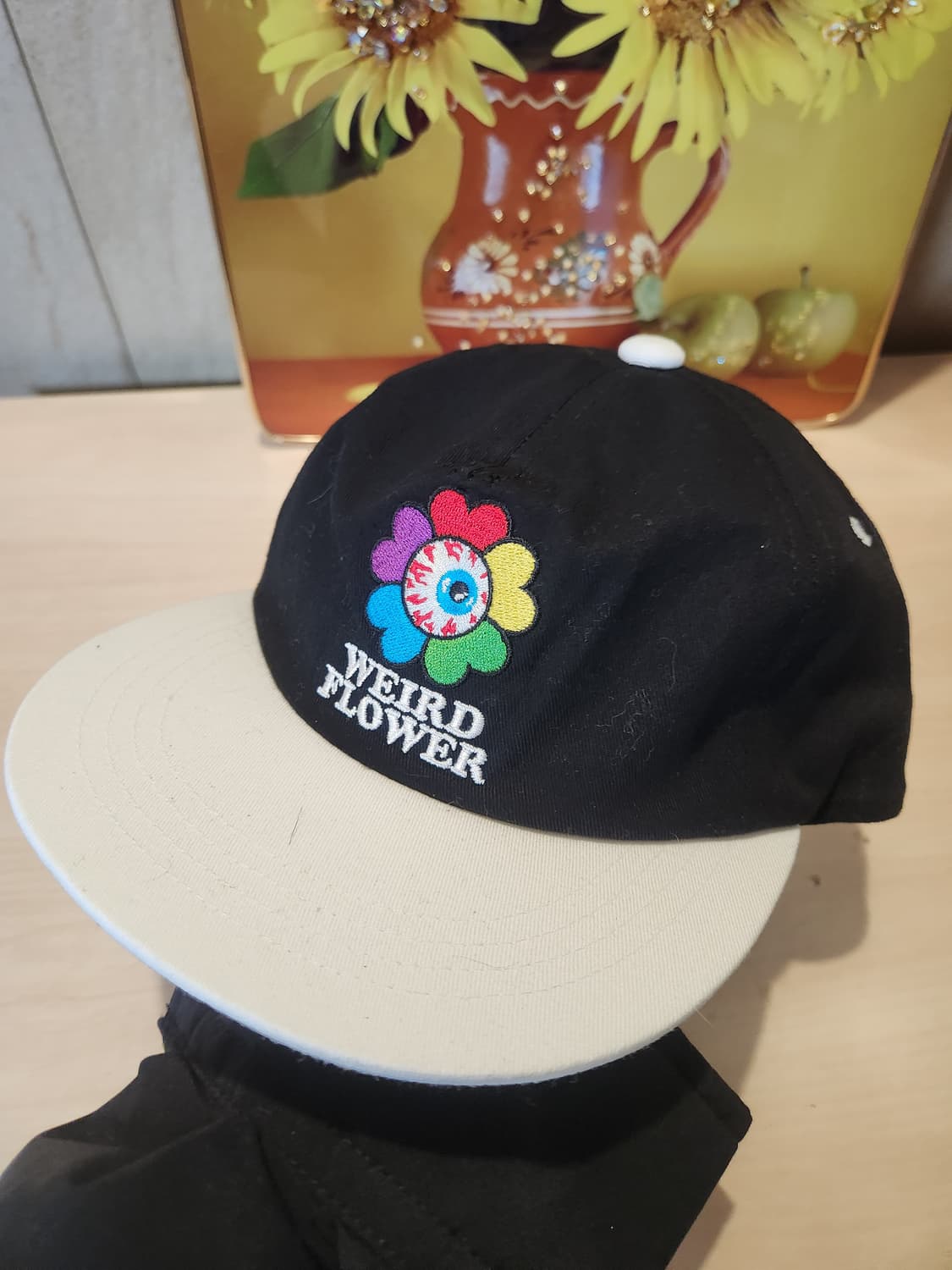 “🧠👁 미쉬카 아이플라워 캡 (스트릿 끝판왕)” 상품이미지1