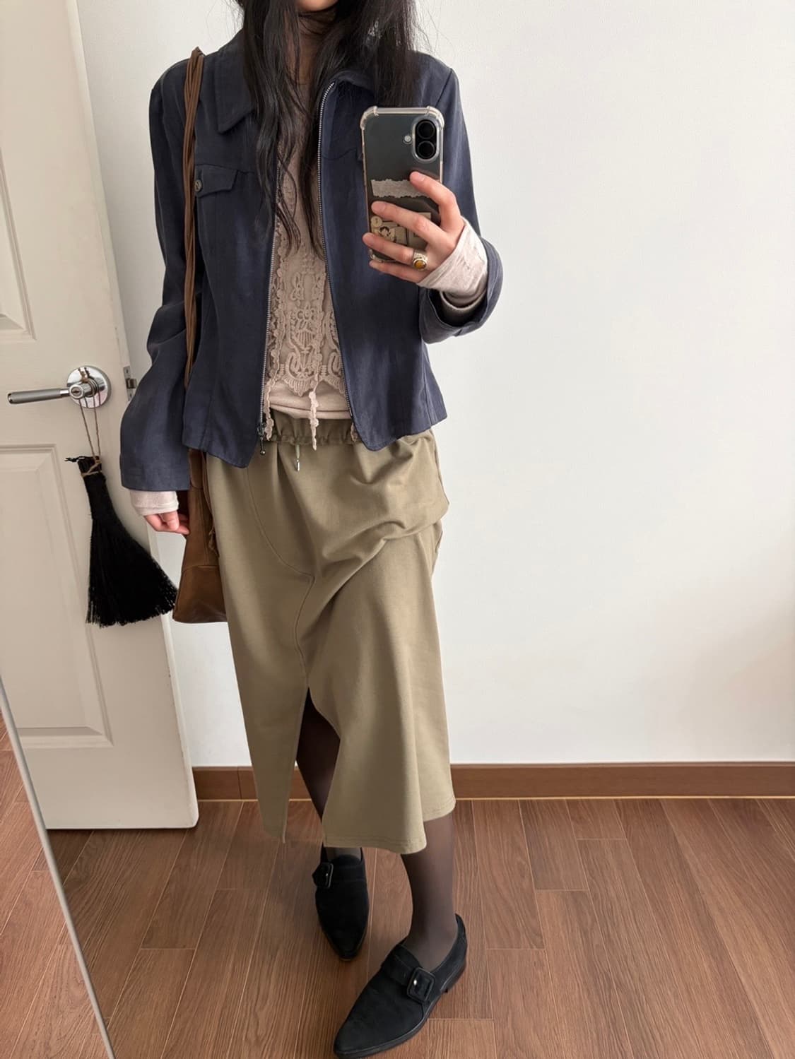 tencel zip-up jacket 상품이미지4