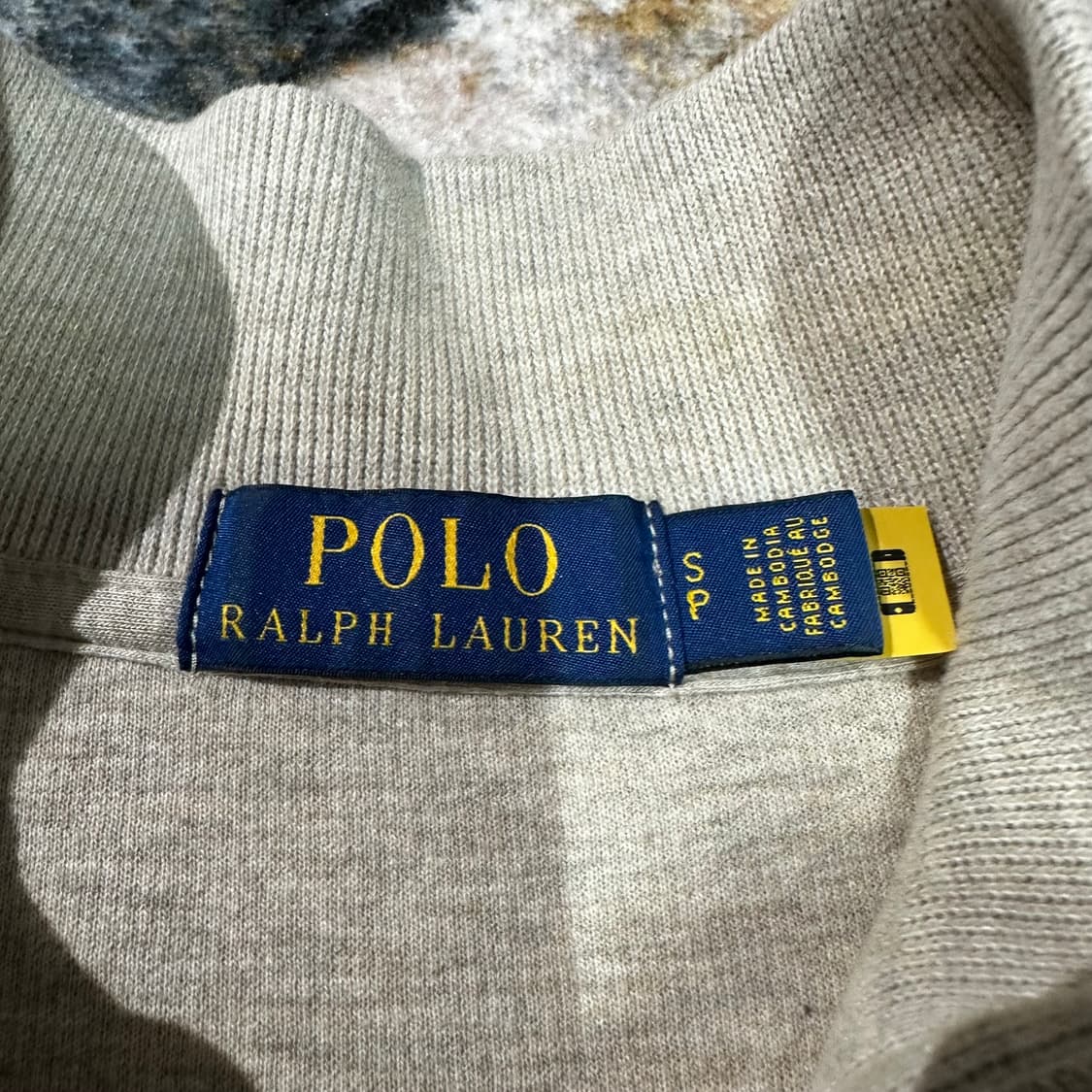 폴로 랄프로렌 반집업 니트 QR ✅ 상품이미지4
