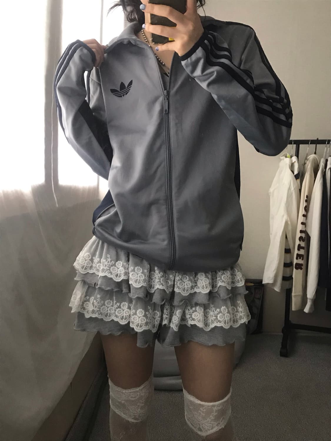 아디다스 실버 빅파이어버드 져지 상품이미지2
