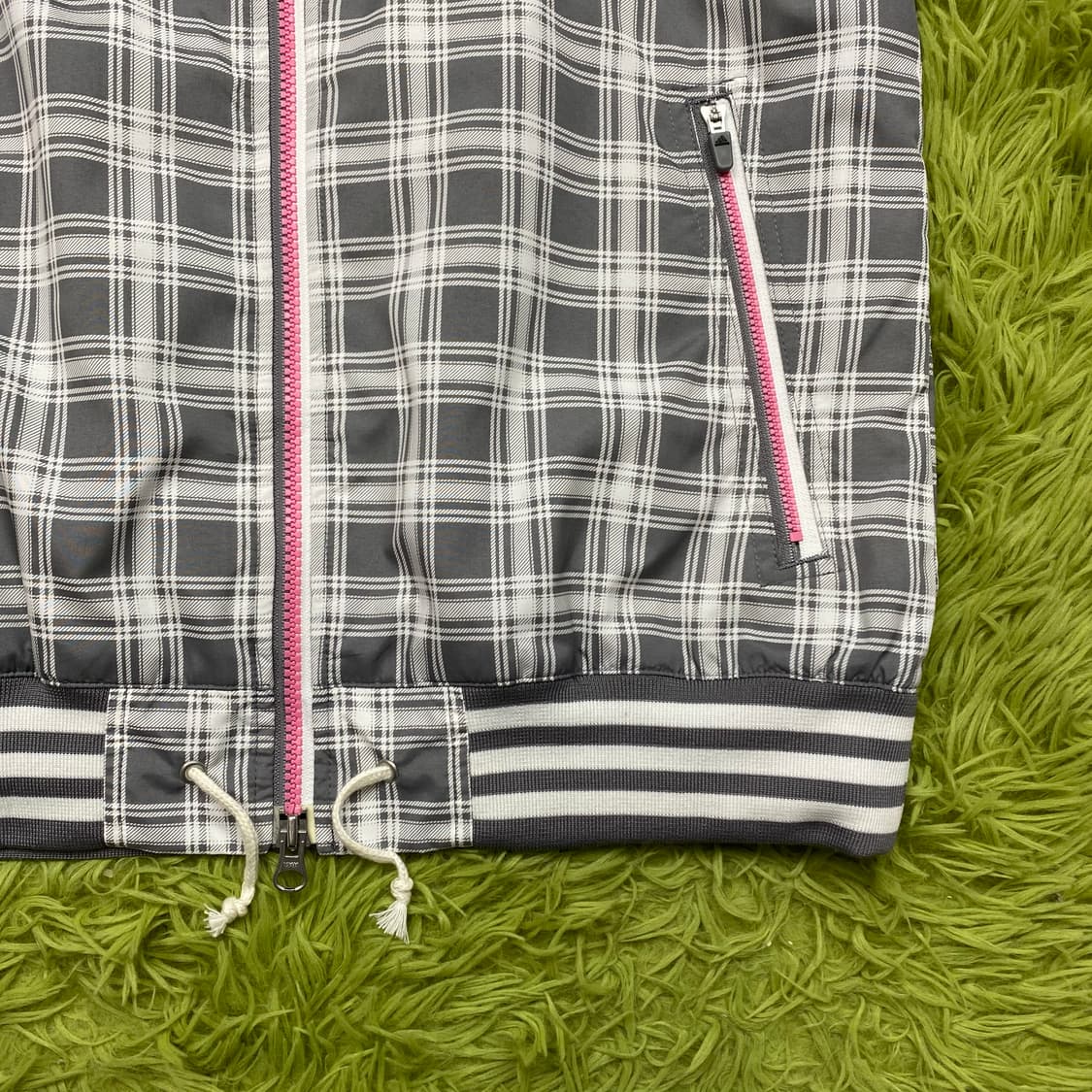 아디다스 체크 패턴 윈드 브레이커 베스트 상품이미지3