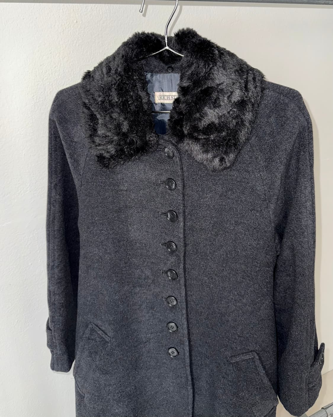 빈티지 맥시 울 코트 상품이미지6