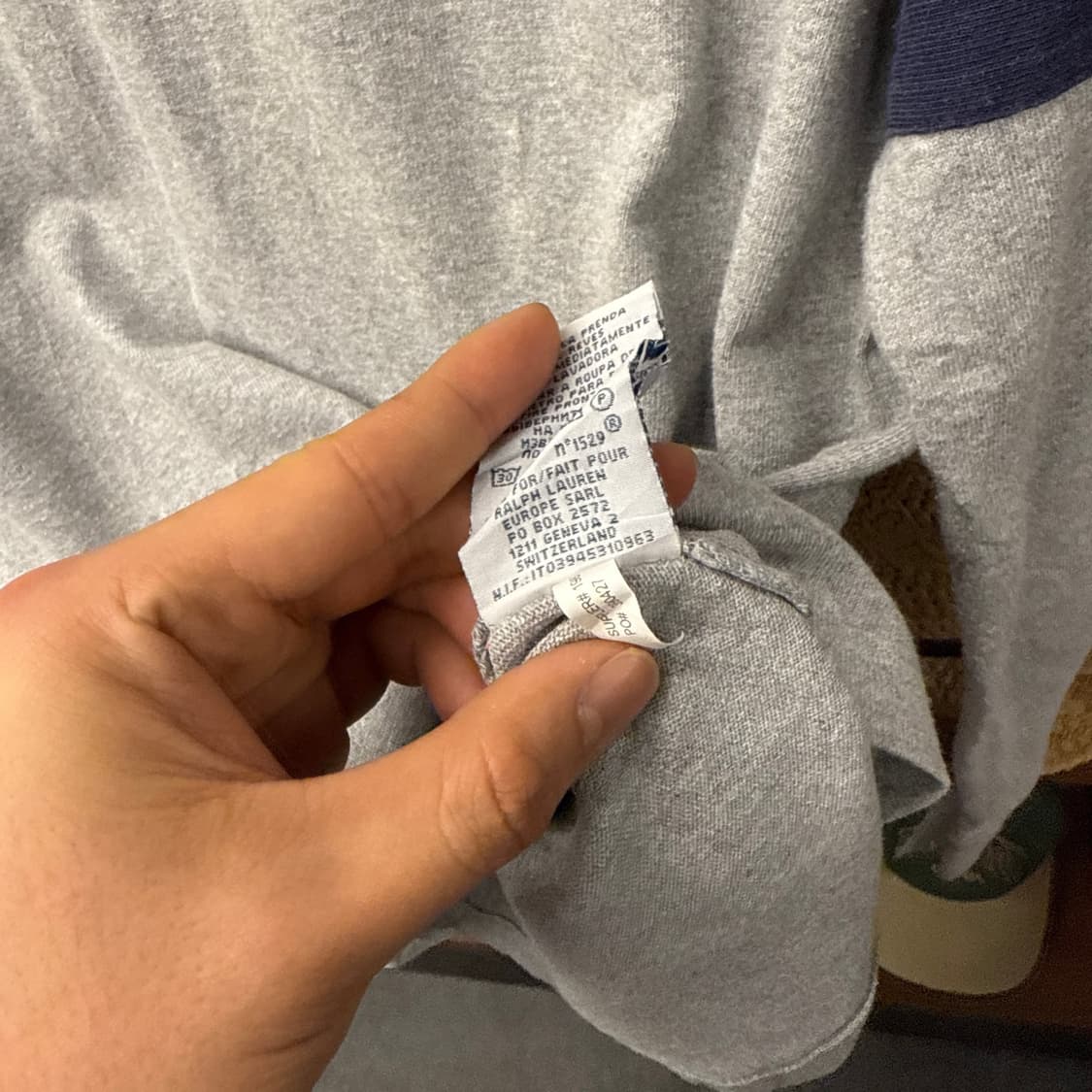 폴로 랄프로렌 신형 라벨 67 빅 로고 pk 럭비티 셔츠 N1659 상품이미지9