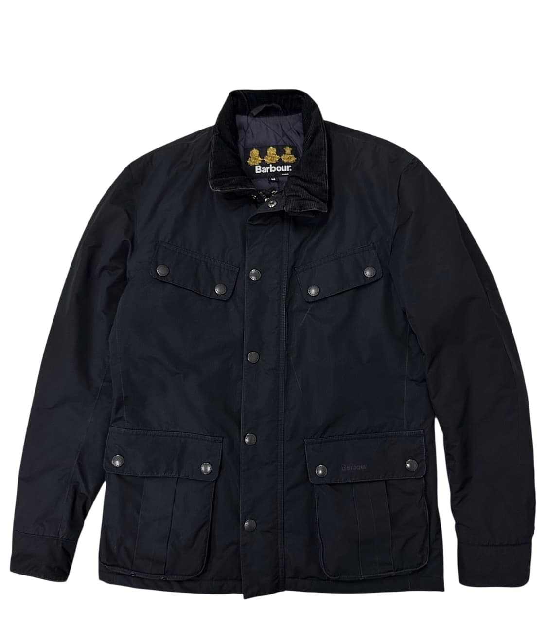 바버 고어텍스 누빔자켓 블랙네이비 (M) 상품이미지1