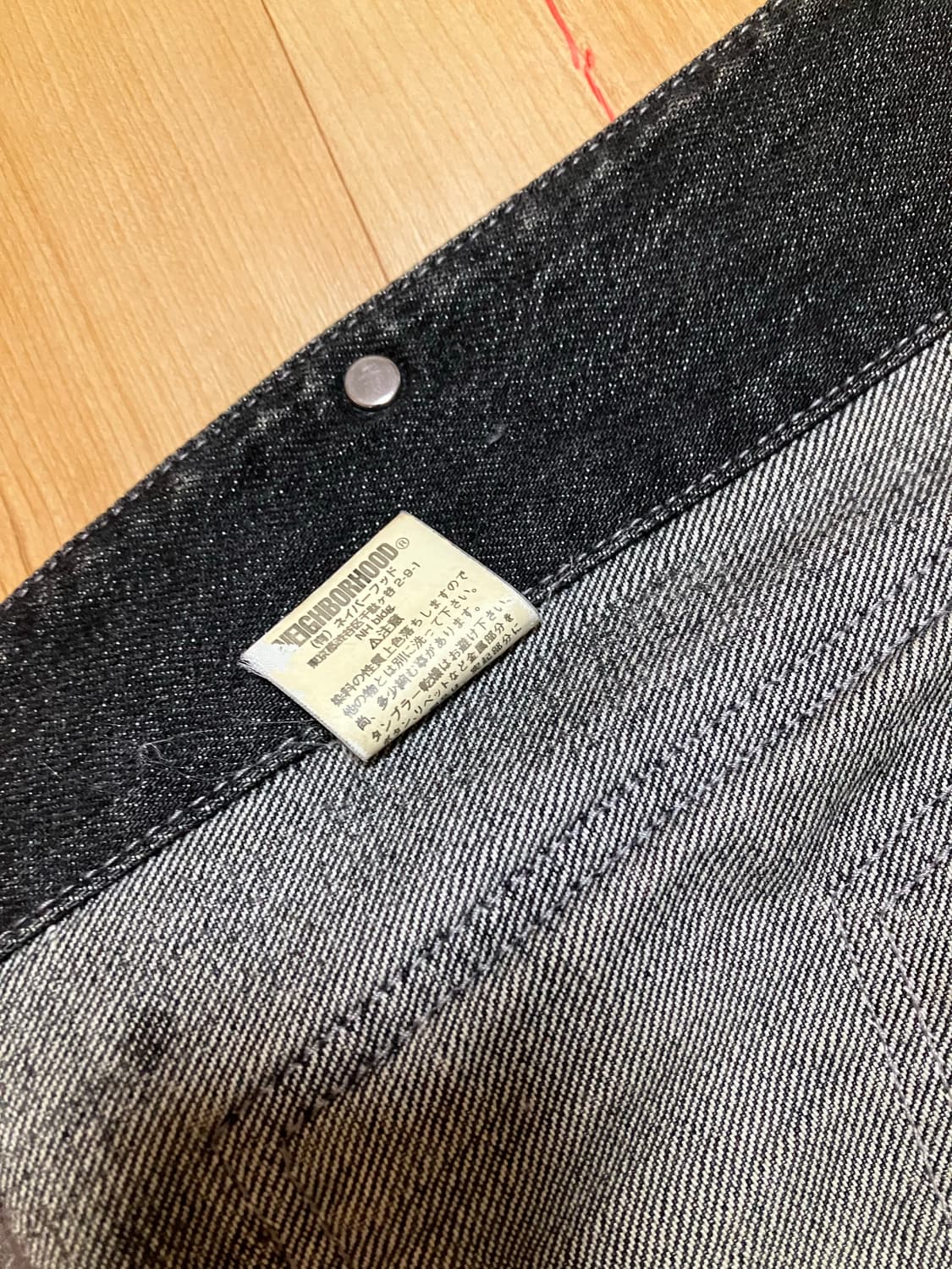 네이버후드 데님커버올 자켓 흑청 상품이미지3