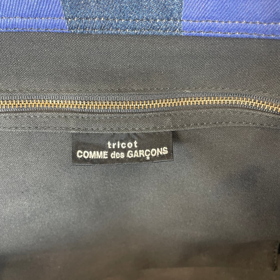 90s 꼼데가르송 데님 스트라이프 백 상품이미지7