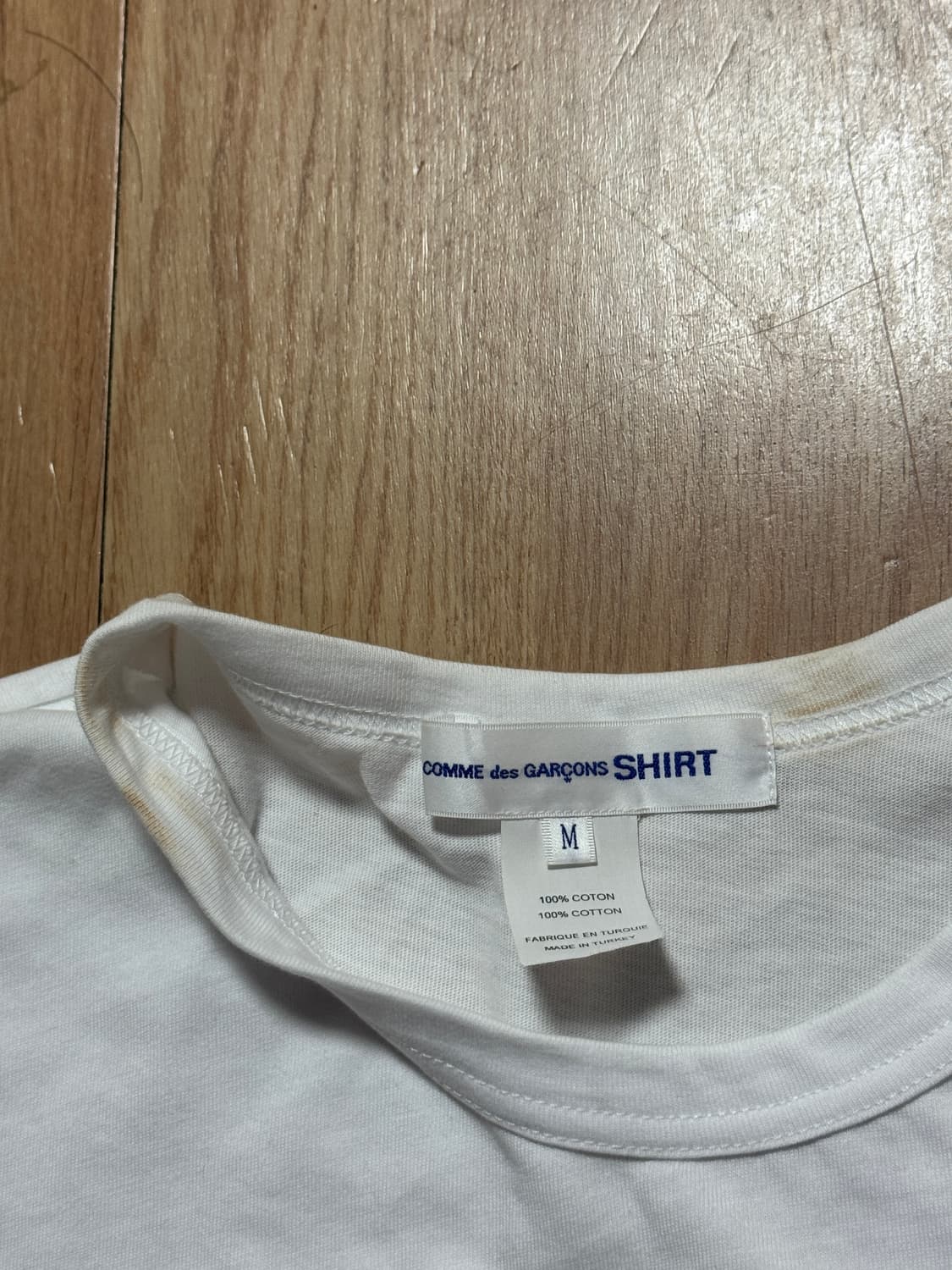 [M] 꼼데가르송 셔츠 프린팅 반팔 상품이미지3