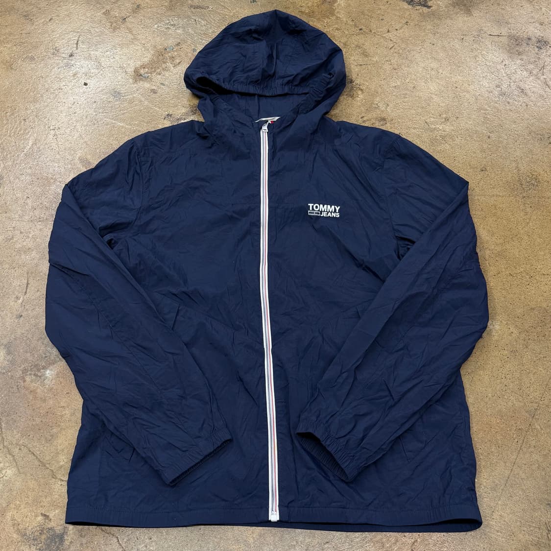 [정품/XL] 타미진스 네이비 후드 바람막이 b19 상품이미지2