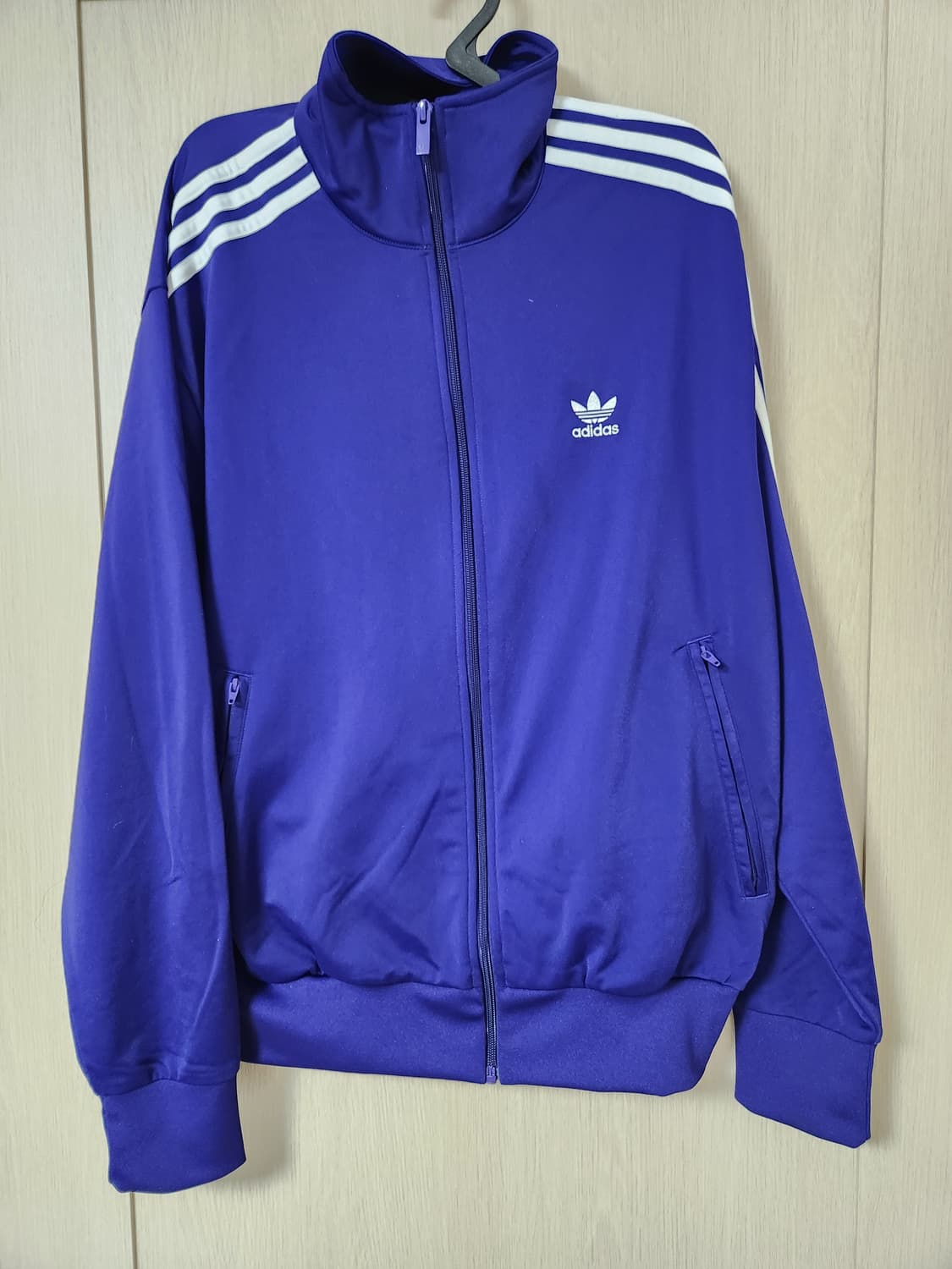 아디다스 파이어버드 트랙탑 져지  퍼플 사이즈M 상품이미지1