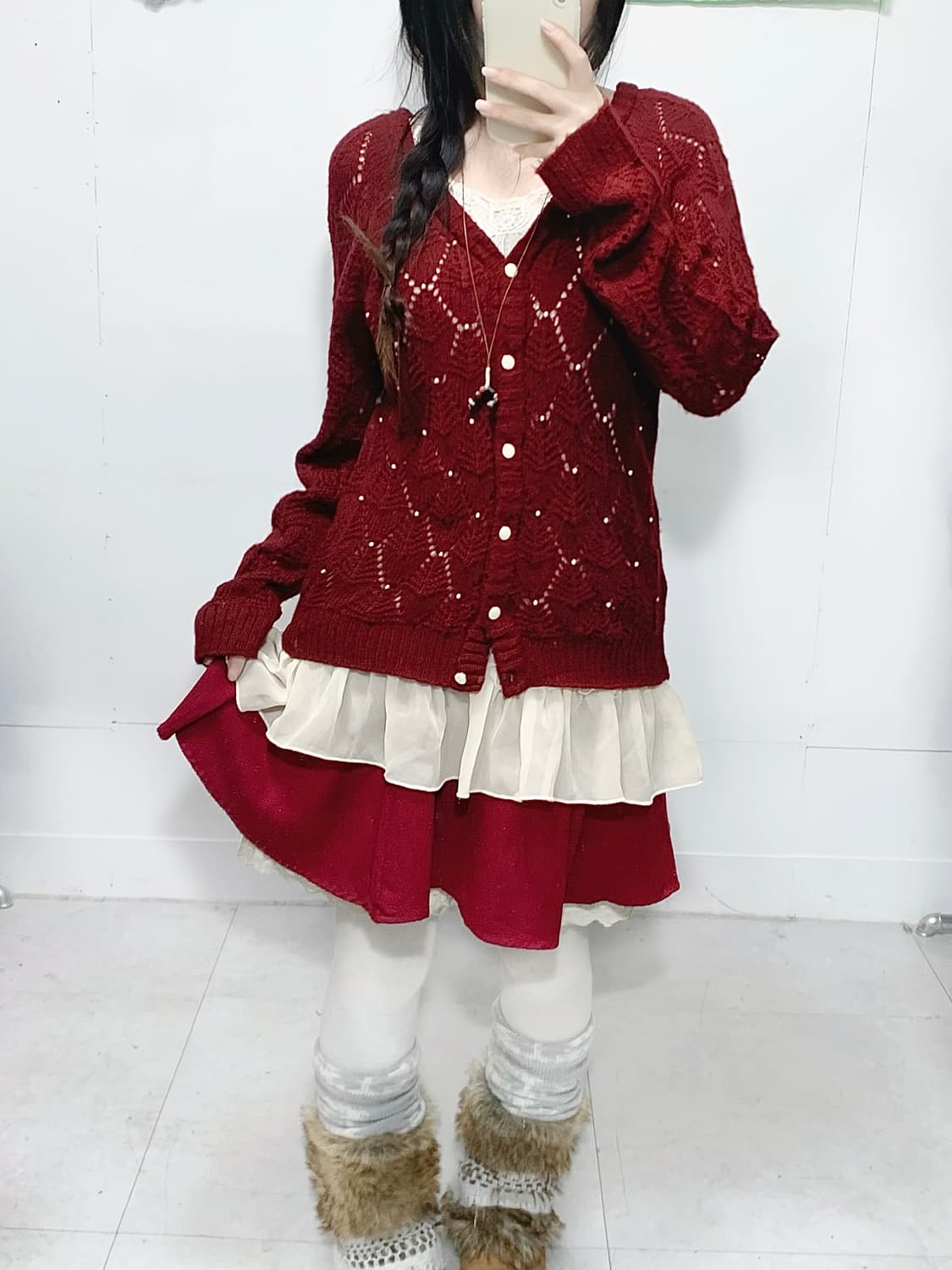 ꒰ঌ 체리 스무디 가디건 세트 🍒 ໒꒱ 상품이미지2