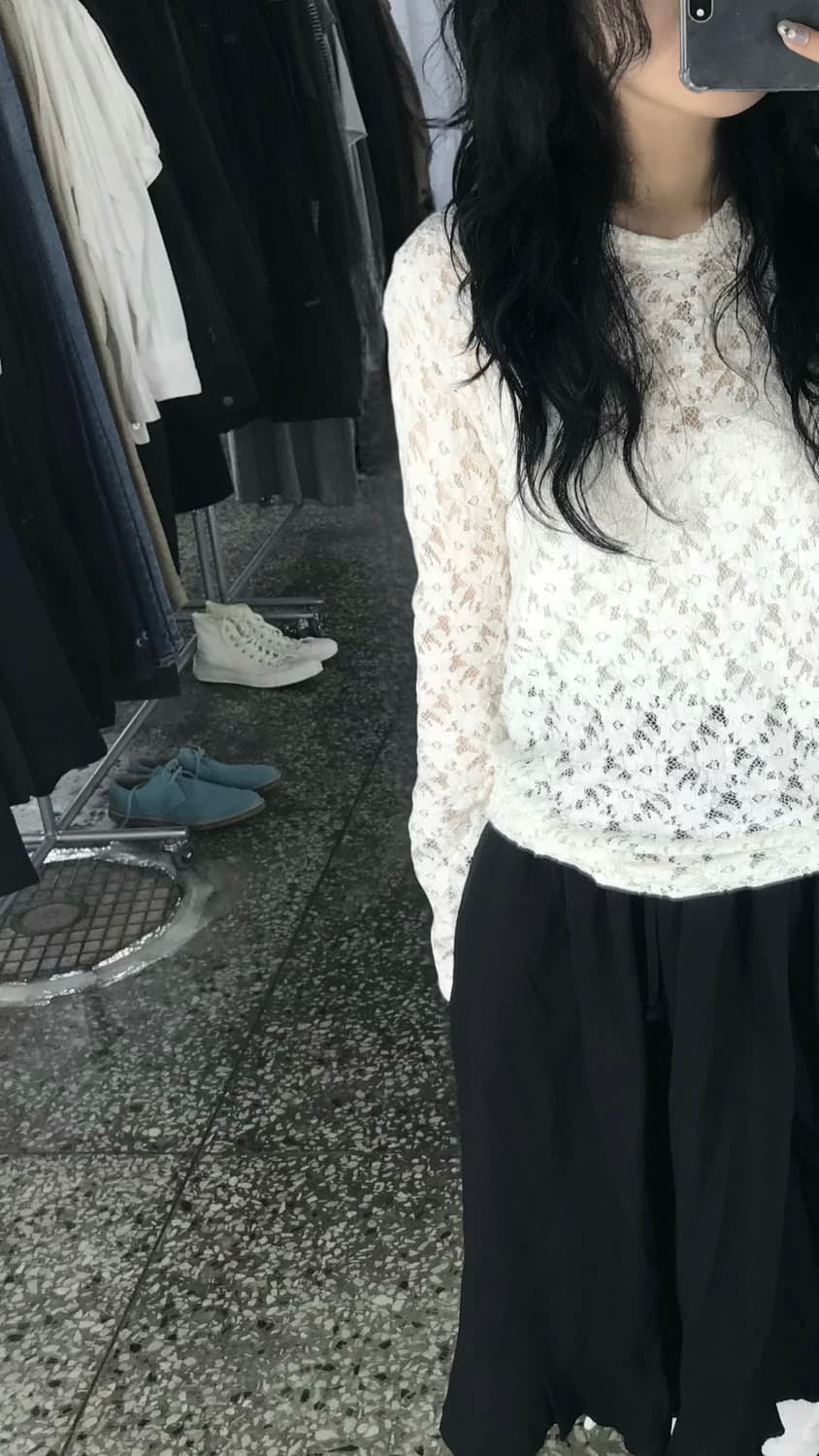 COMME des GARÇONS lace top 상품이미지2